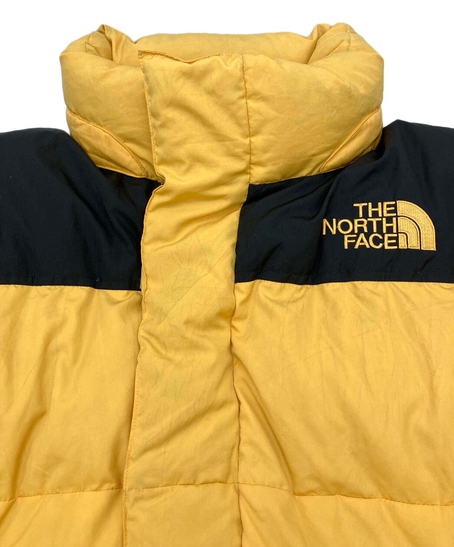 THE NORTH FACE ダウンジャケット イエロー/ブラック　ヴィンテージ 中古・古着通販】THE NORTH FACE (ザ ノース フェイス) ダウン