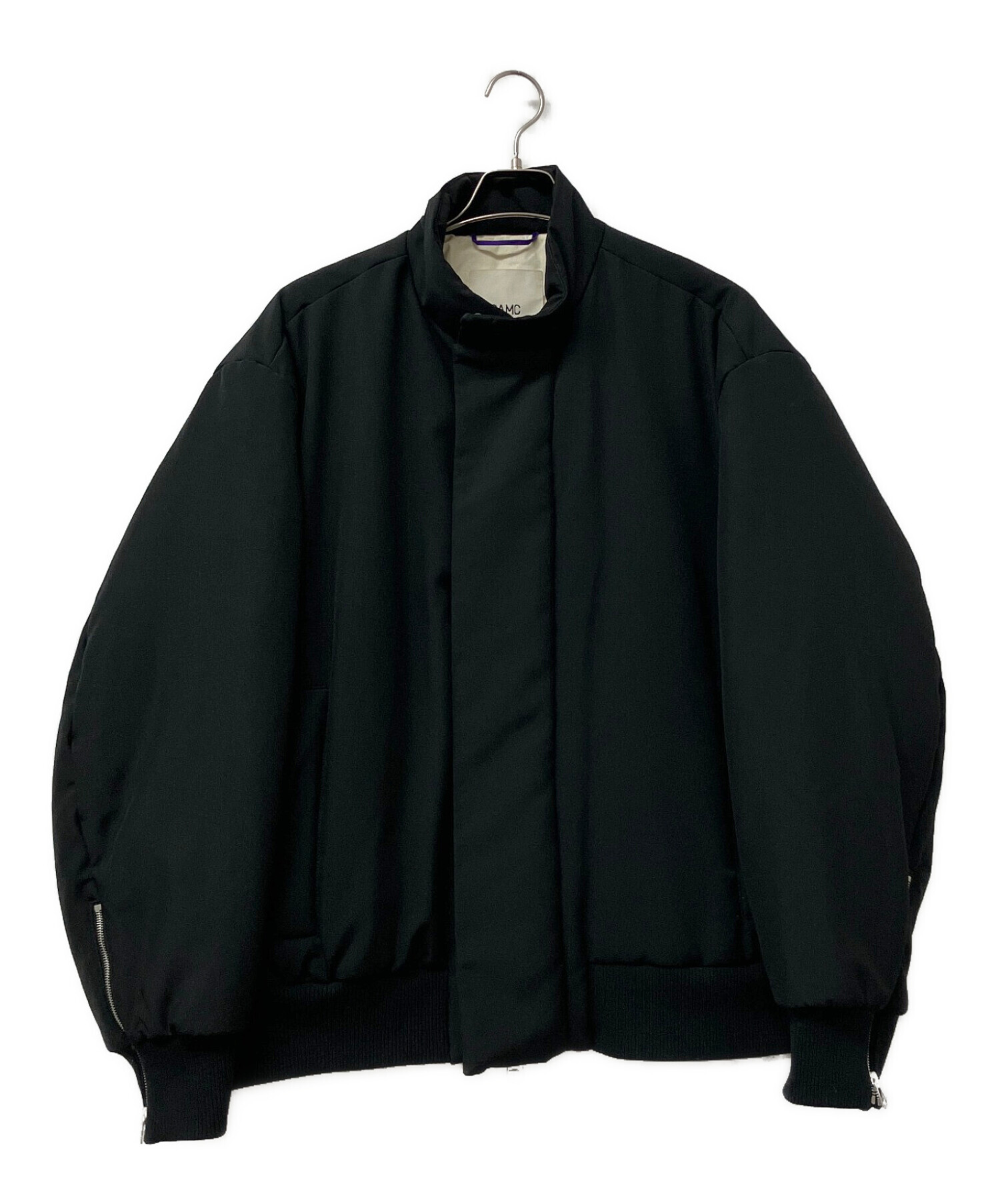 【OAMC】23AW TAOS BOMBER ブラック S 中古・古着通販】OAMC (オーエーエムシー) 中綿ジャケット TAOS BOMBER