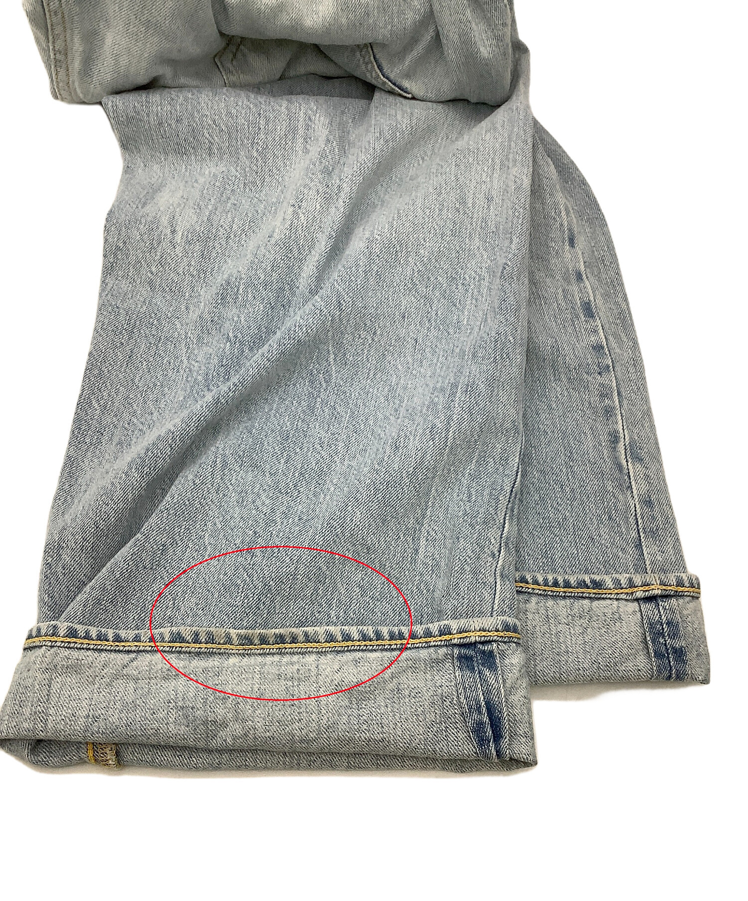 中古・古着通販】COMOLI (コモリ) パンツ 21AW 5Pデニムパンツ スカイ 