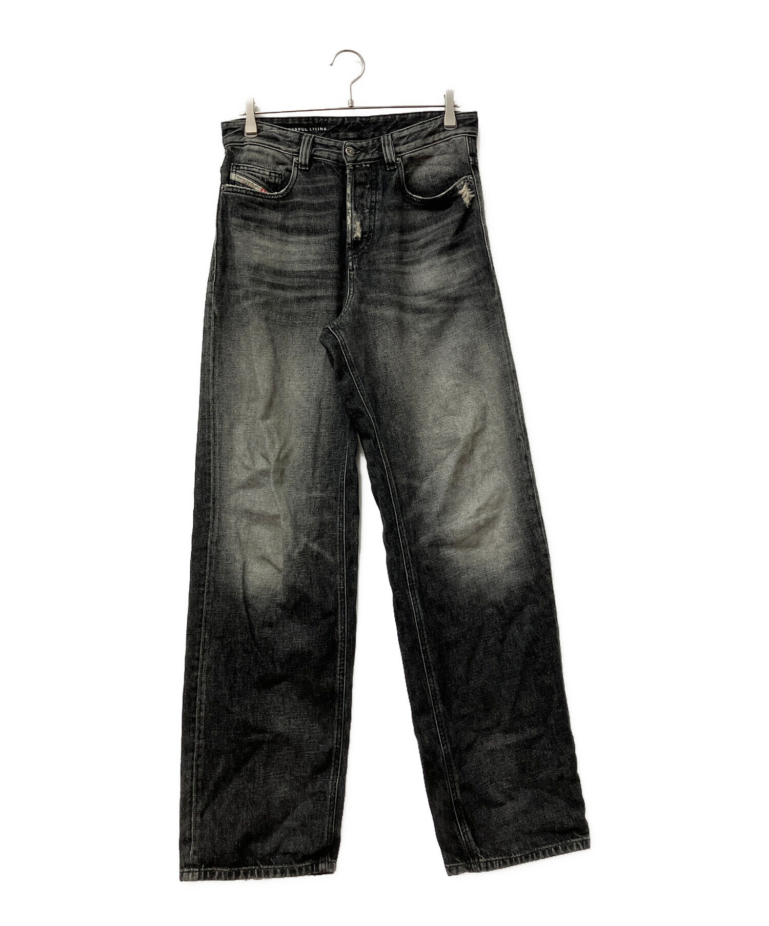 ディーゼルデニム 中古・古着通販】DIESEL (ディーゼル) デニムパンツ A11598 ブラック