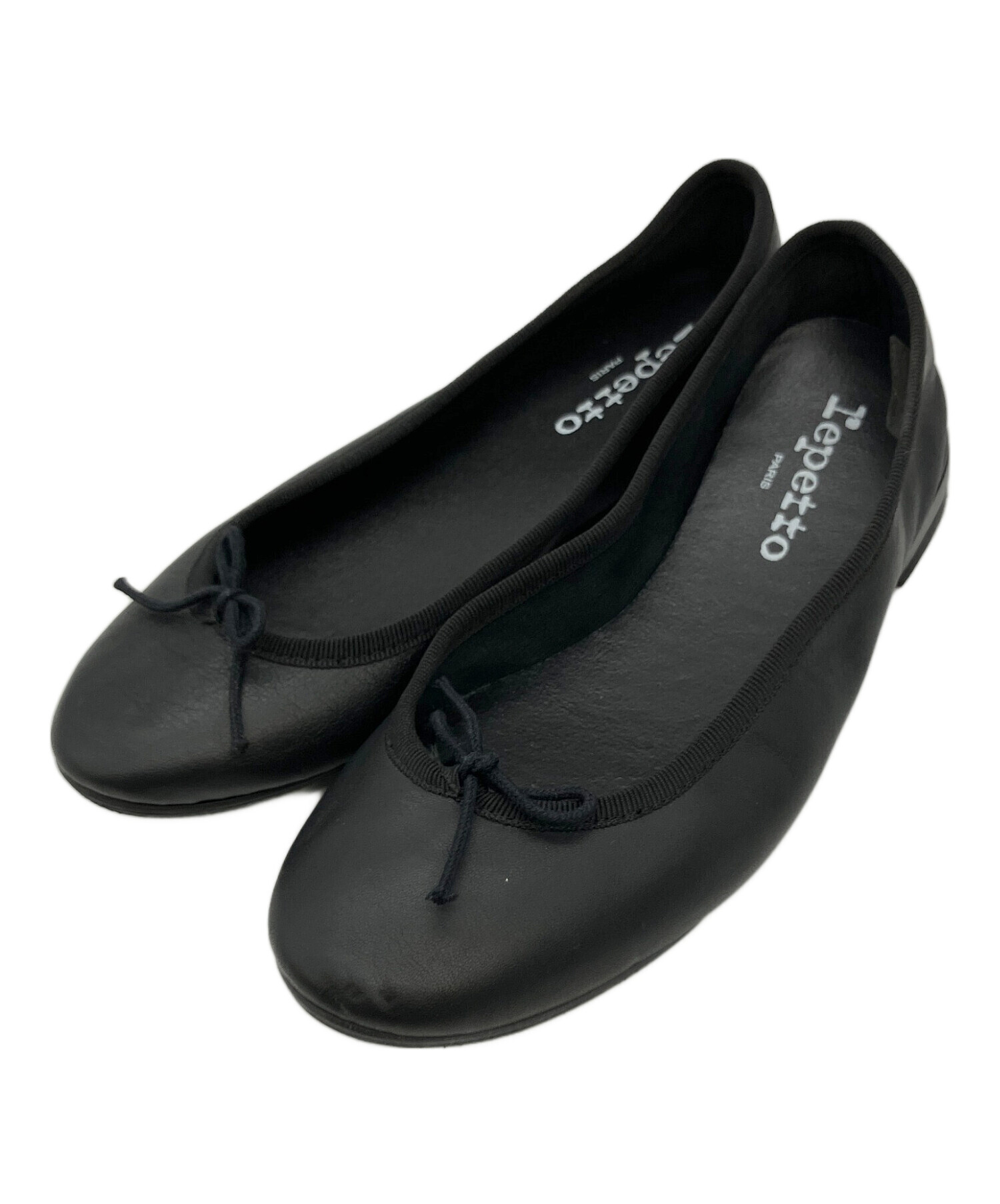 美品Repetto バレエシューズNOIR(黒) 中古・古着通販】repetto (レペット) シューズ バレエシューズ