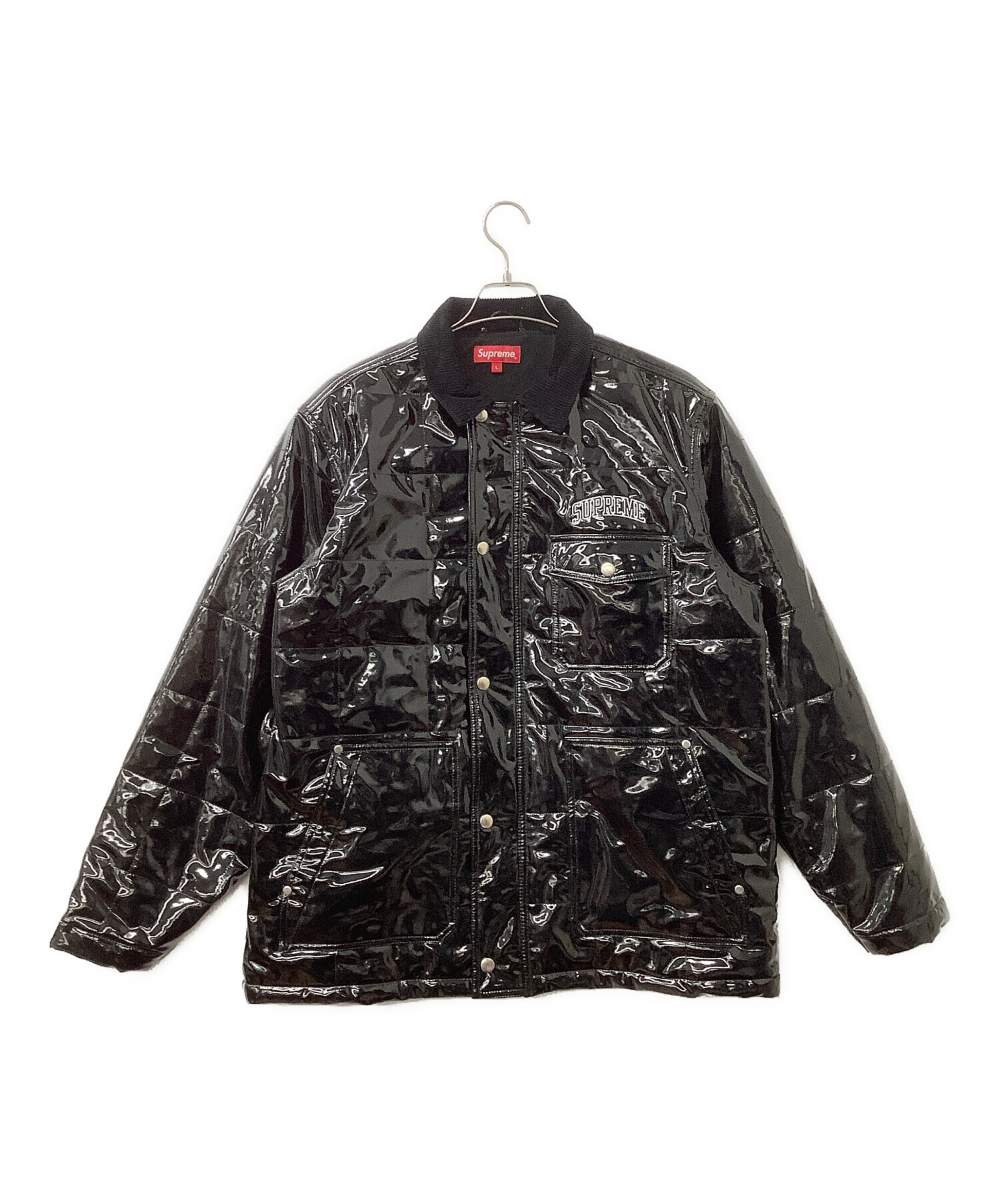 中古・古着通販】SUPREME (シュプリーム) Quilted Patent Vinyl Work