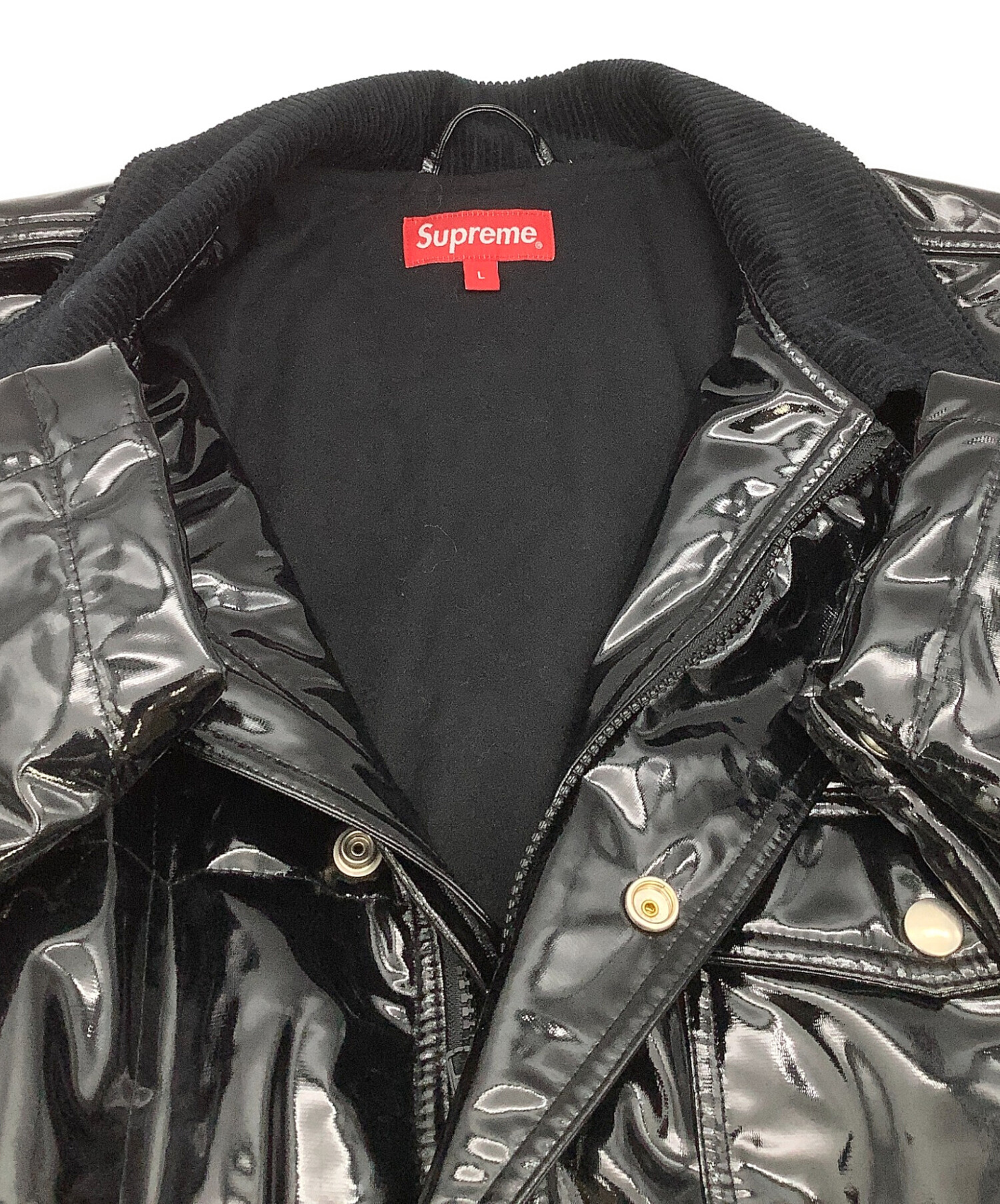 中古・古着通販】SUPREME (シュプリーム) Quilted Patent Vinyl Work