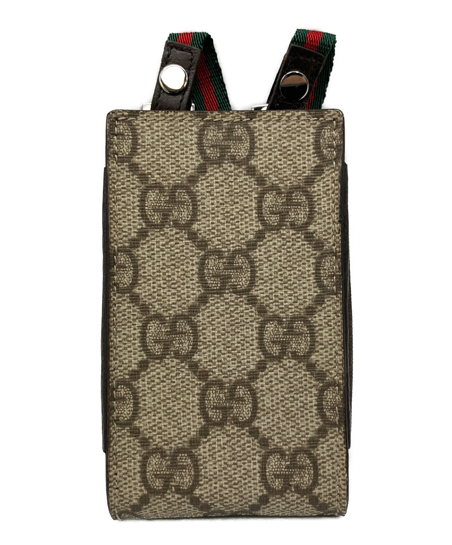 中古・古着通販】GUCCI (グッチ) ネックポーチ GGスプリーム・シェリー