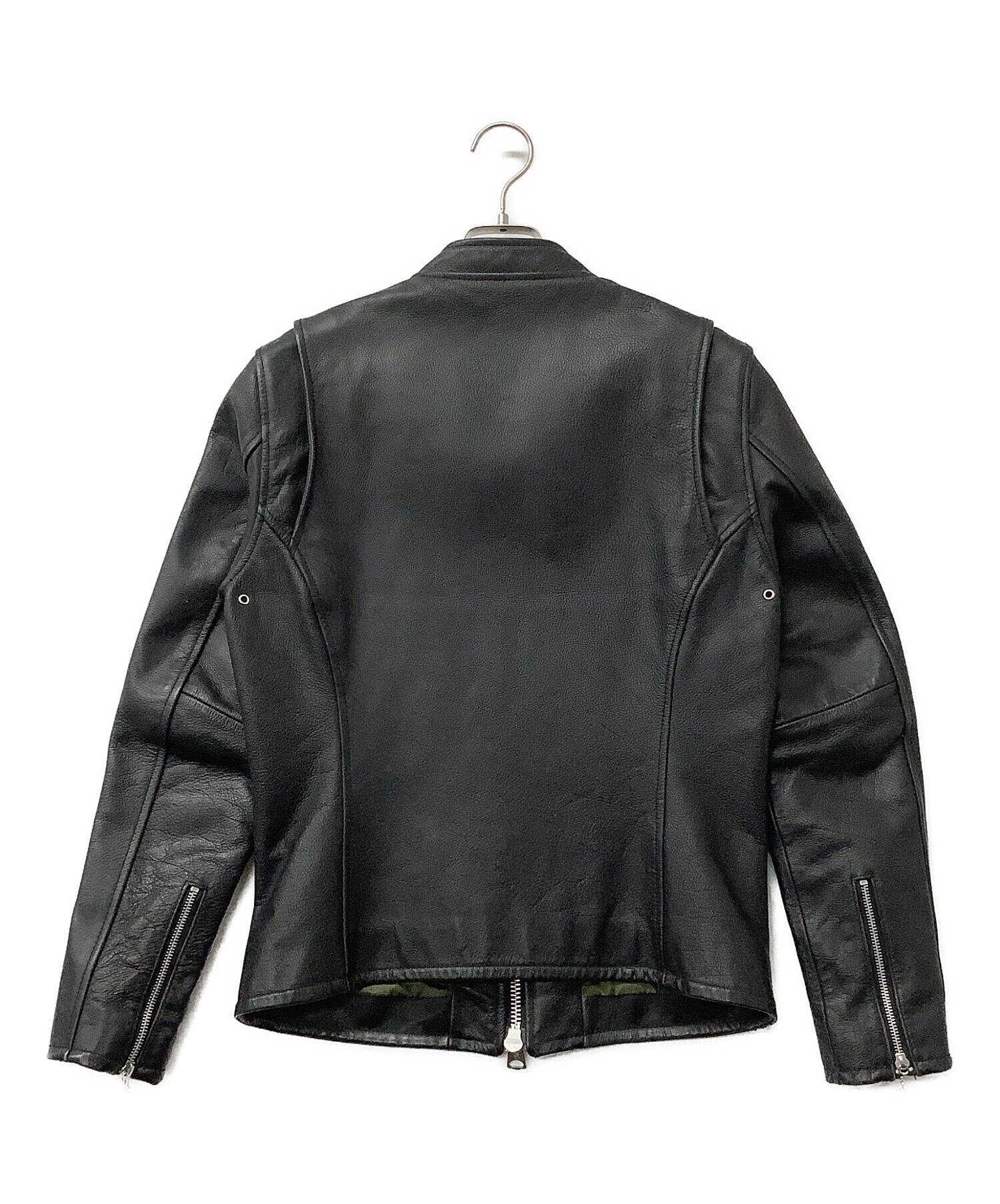 Avirex シングルライダースジャケット XL ブラック 中古・古着通販】AVIREX (アヴィレックス) ジャケット シングル