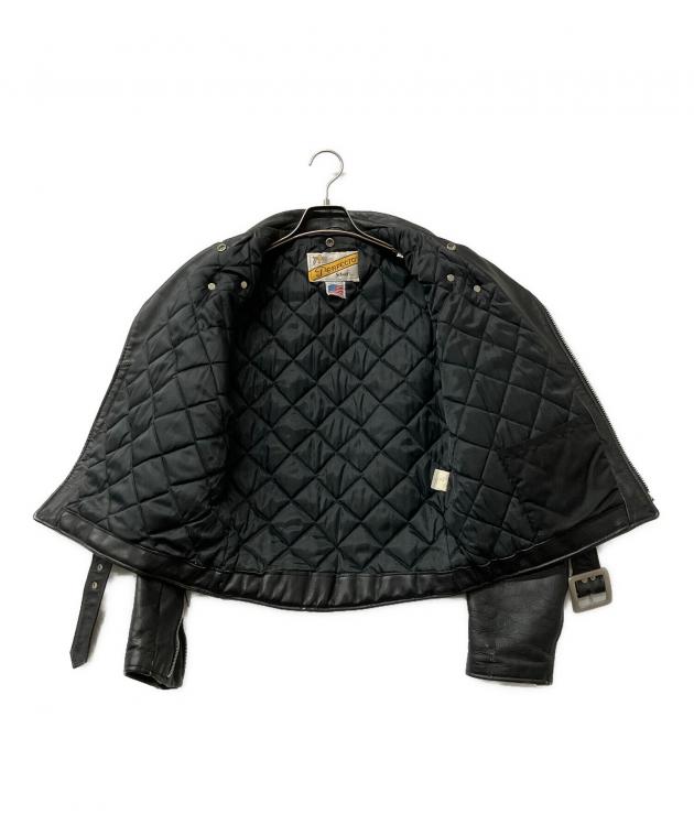 中古・古着通販】Schott (ショット) レザージャケット ブラック サイズ