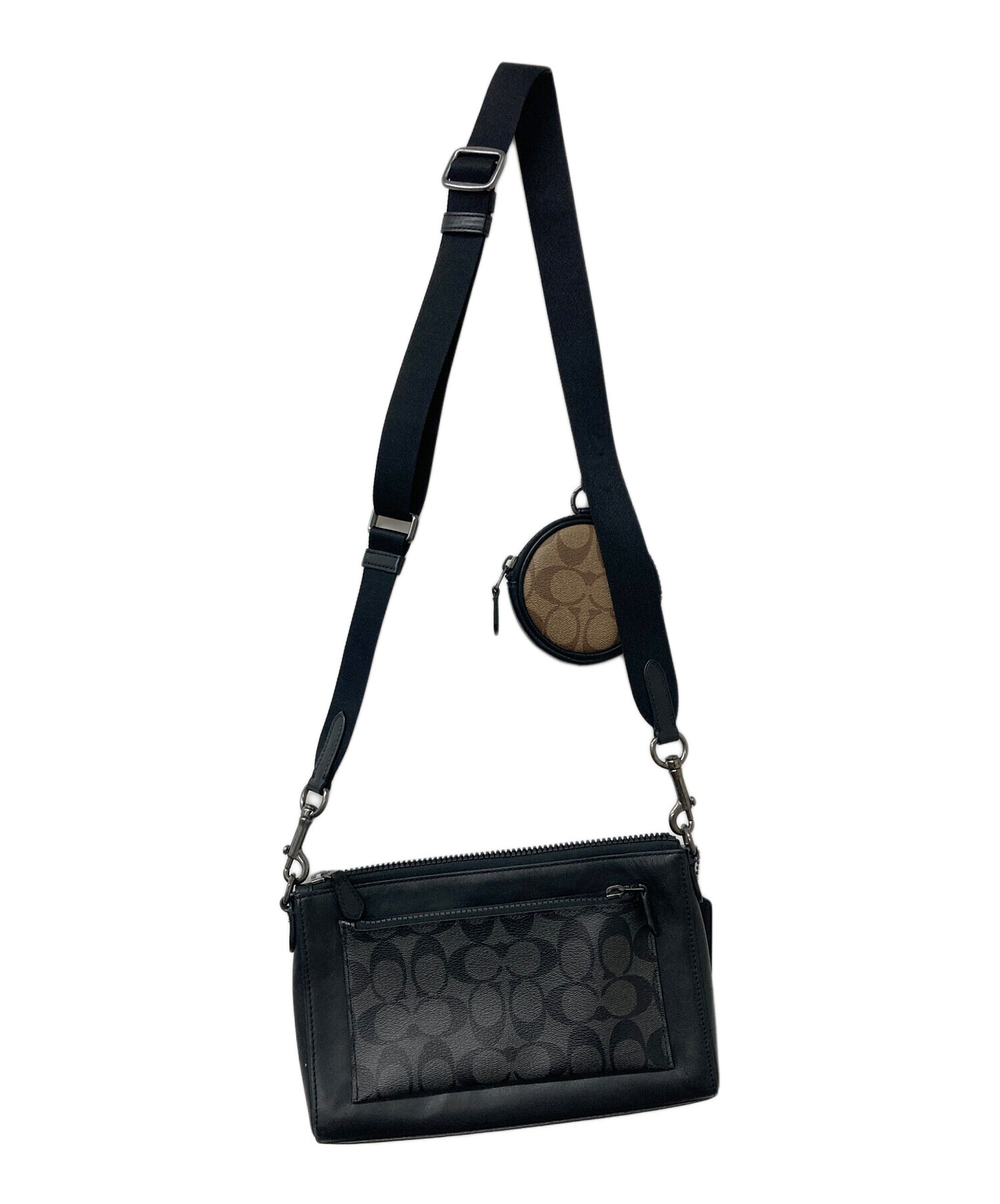 中古・古着通販】COACH (コーチ) ショルダーバッグ ブラック｜ブランド