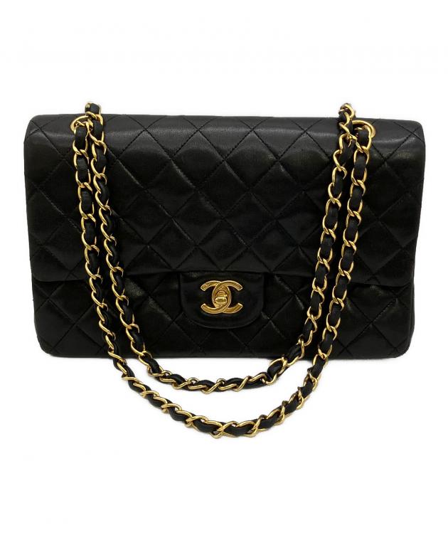 中古・古着通販】CHANEL (シャネル) Wフラップチェーンショルダー