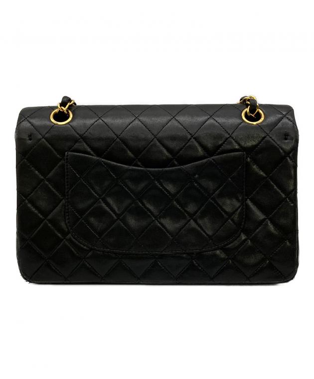 中古・古着通販】CHANEL (シャネル) Wフラップチェーンショルダー
