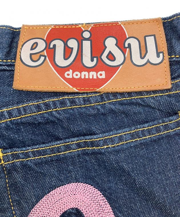 中古・古着通販】EVISU (エヴィス) デニムパンツ donna ハート刺繍
