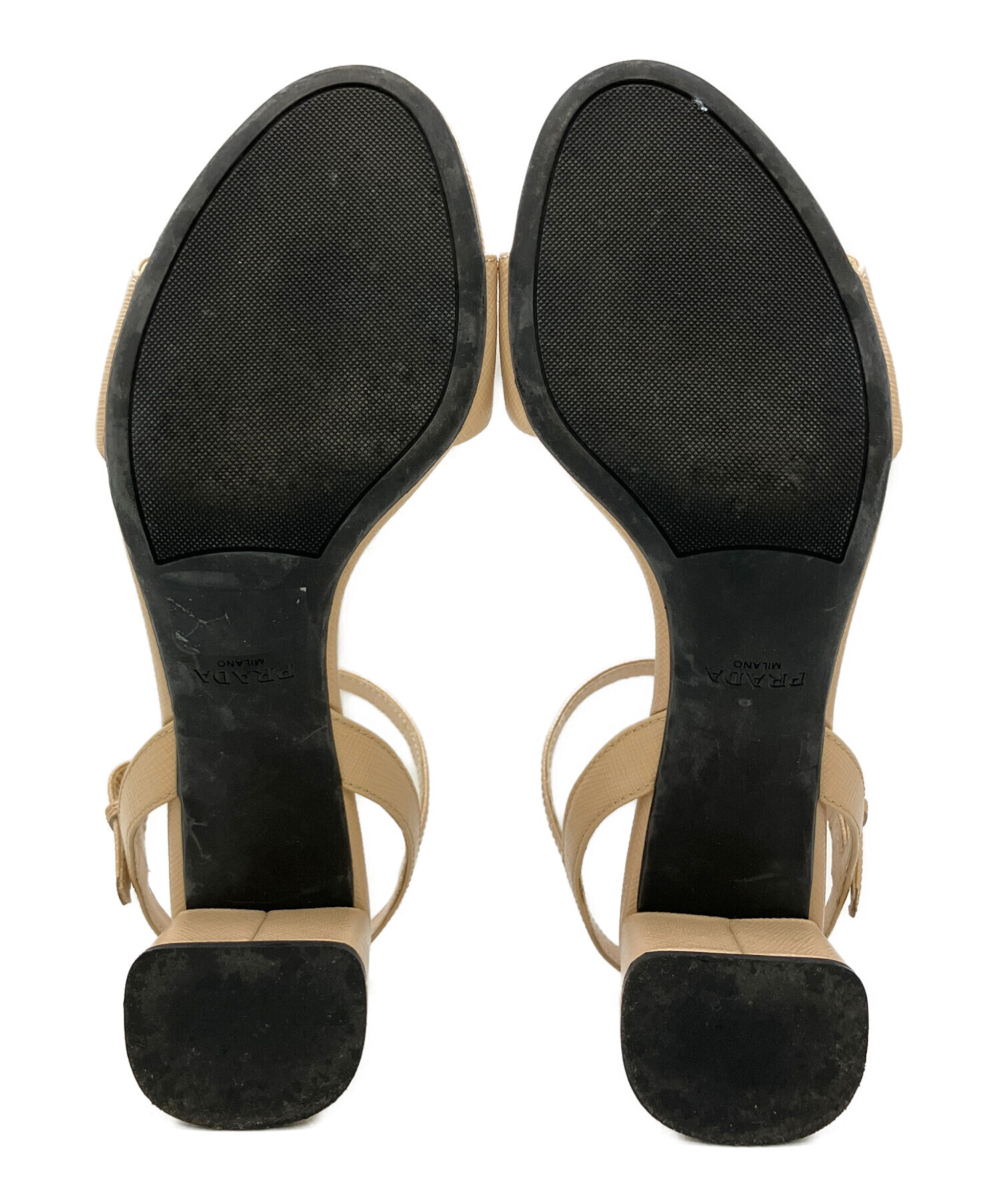 中古・古着通販】PRADA (プラダ) ストラップサンダル サフィアーノ