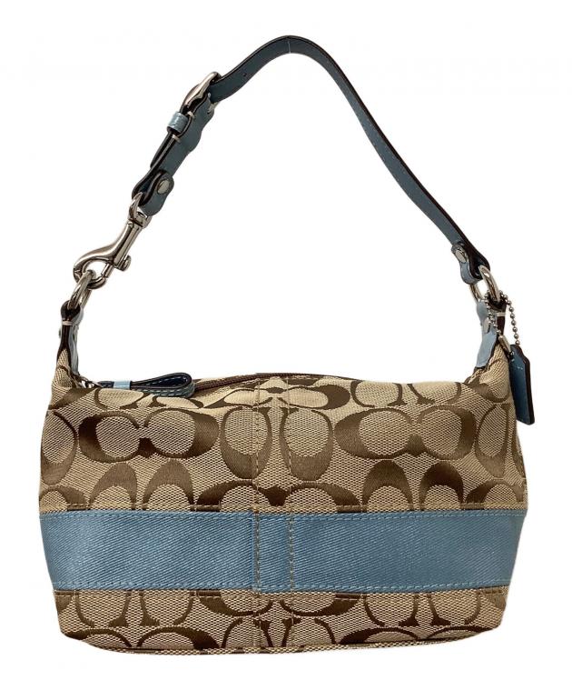 中古・古着通販】COACH (コーチ) ハンドバッグ シグネチャー ワン 