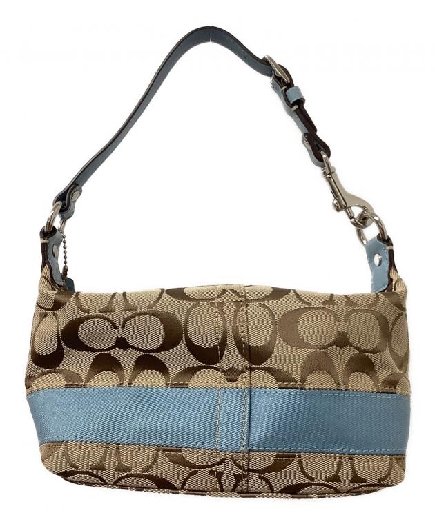 中古・古着通販】COACH (コーチ) ハンドバッグ シグネチャー ワン 