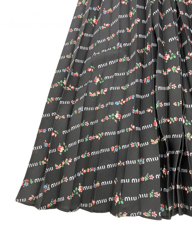 中古・古着通販】MIU MIU (ミュウミュウ) プリーツスカート 花柄