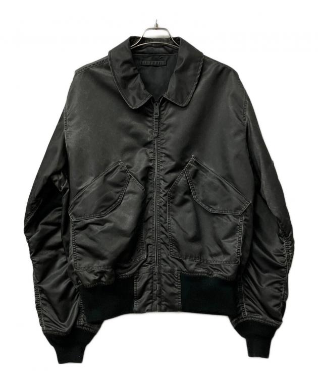 ALPHA INDUSTRIES フライトジャケット ブラック 中古・古着通販】alpha industry (アルファ インダストリーズ