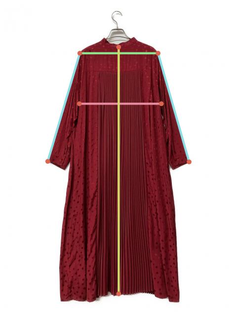 Y✩様★ レッドプリーツドレス　ワンピース UK10М 中古・古着通販】SUMI STYLE (スミ スタイル) シャツワンピース ドット