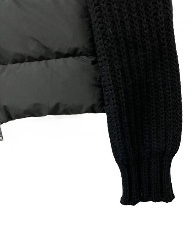 中古・古着通販】MONCLER (モンクレール) ダウンジャケット ニット切替