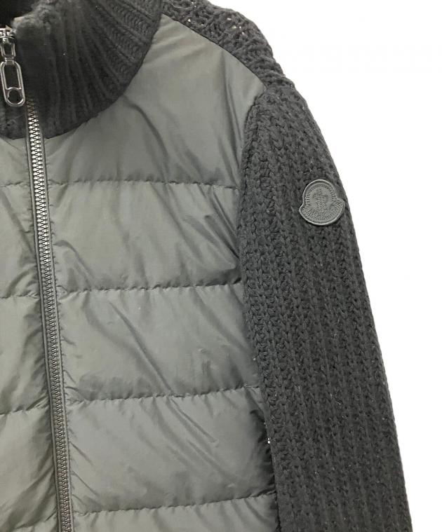 中古・古着通販】MONCLER (モンクレール) ダウンジャケット ニット切替