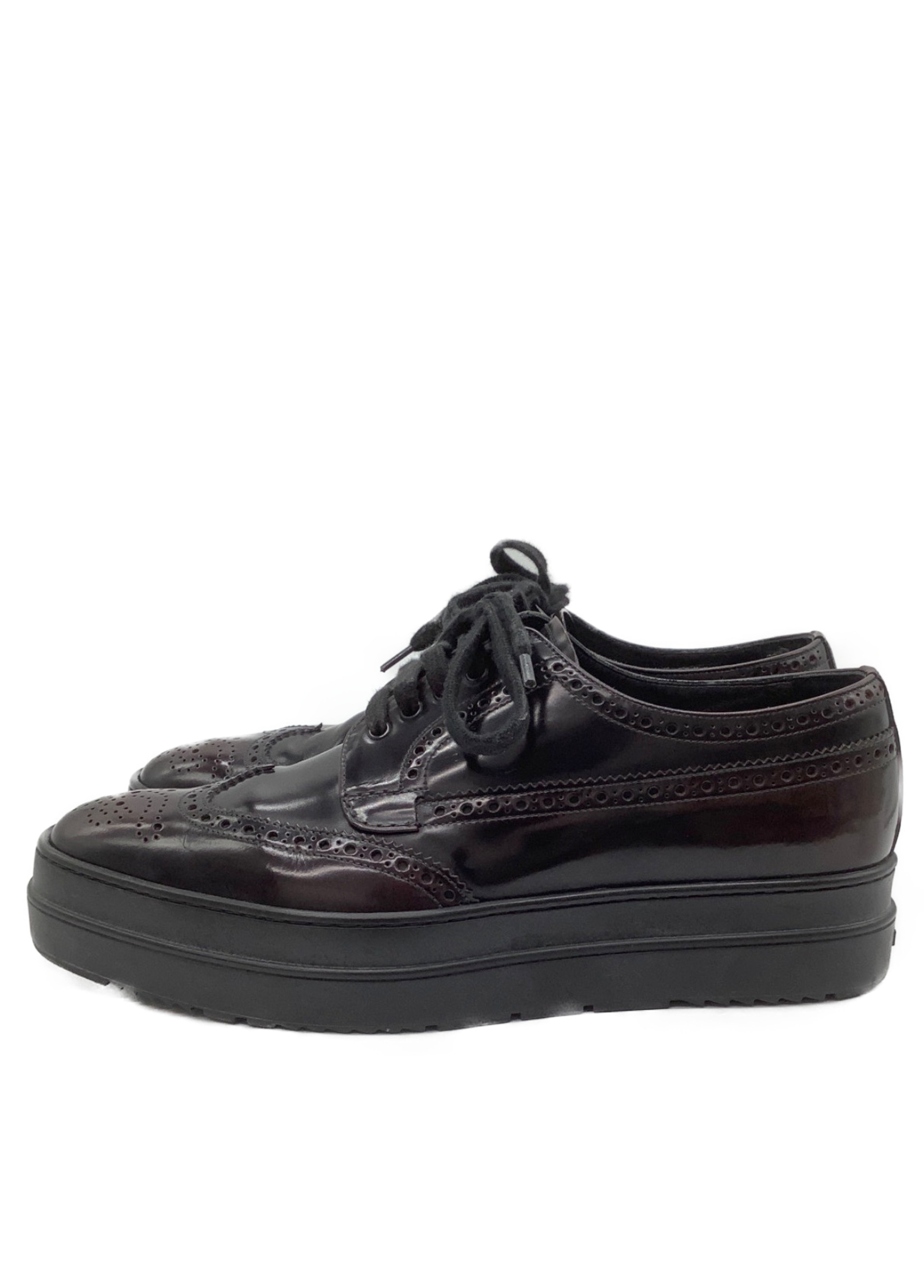 中古・古着通販】PRADA (プラダ) ウィングチップシューズ バー