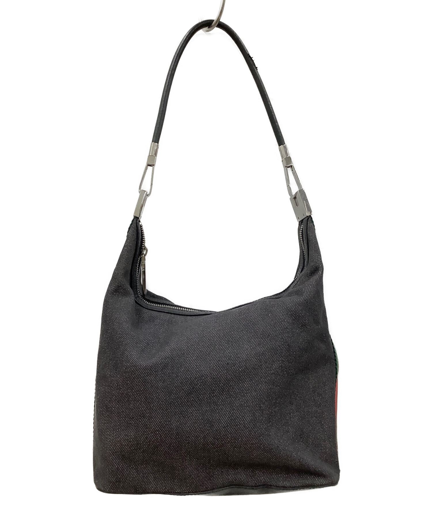 美品！GUCCIワンショルダーバッグ 中古・古着通販】GUCCI (グッチ) ワンショルダーバッグ グレー サイズ
