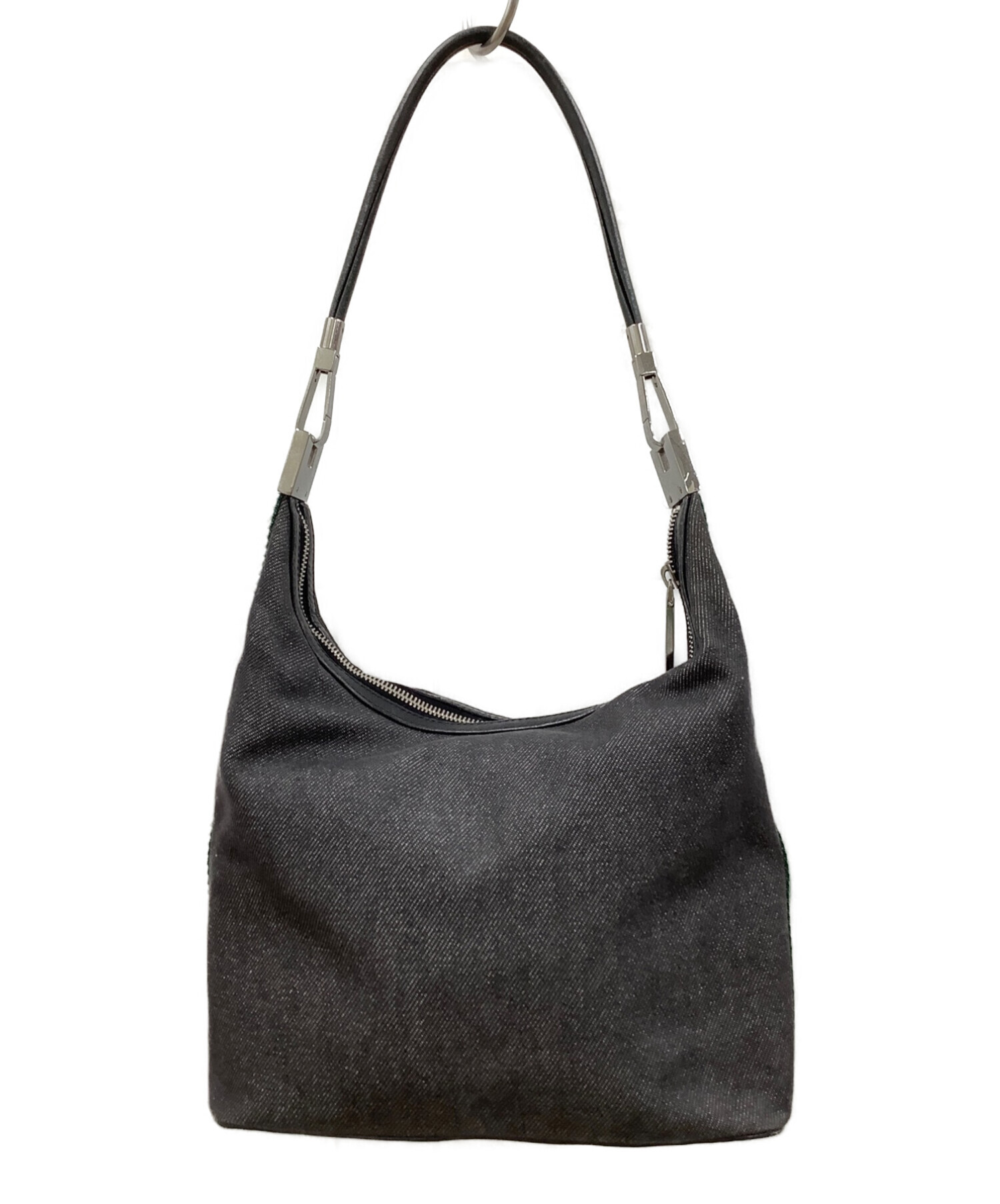 中古・古着通販】GUCCI (グッチ) ワンショルダーバッグ グレー サイズ