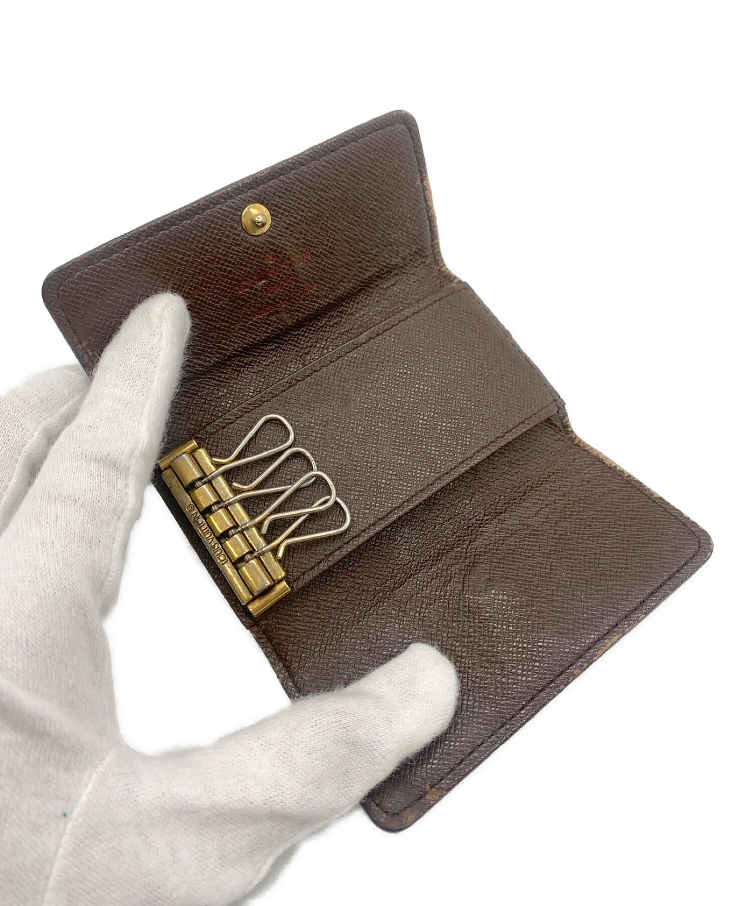 中古・古着通販】LOUIS VUITTON (ルイ ヴィトン) キーケース ブラウン