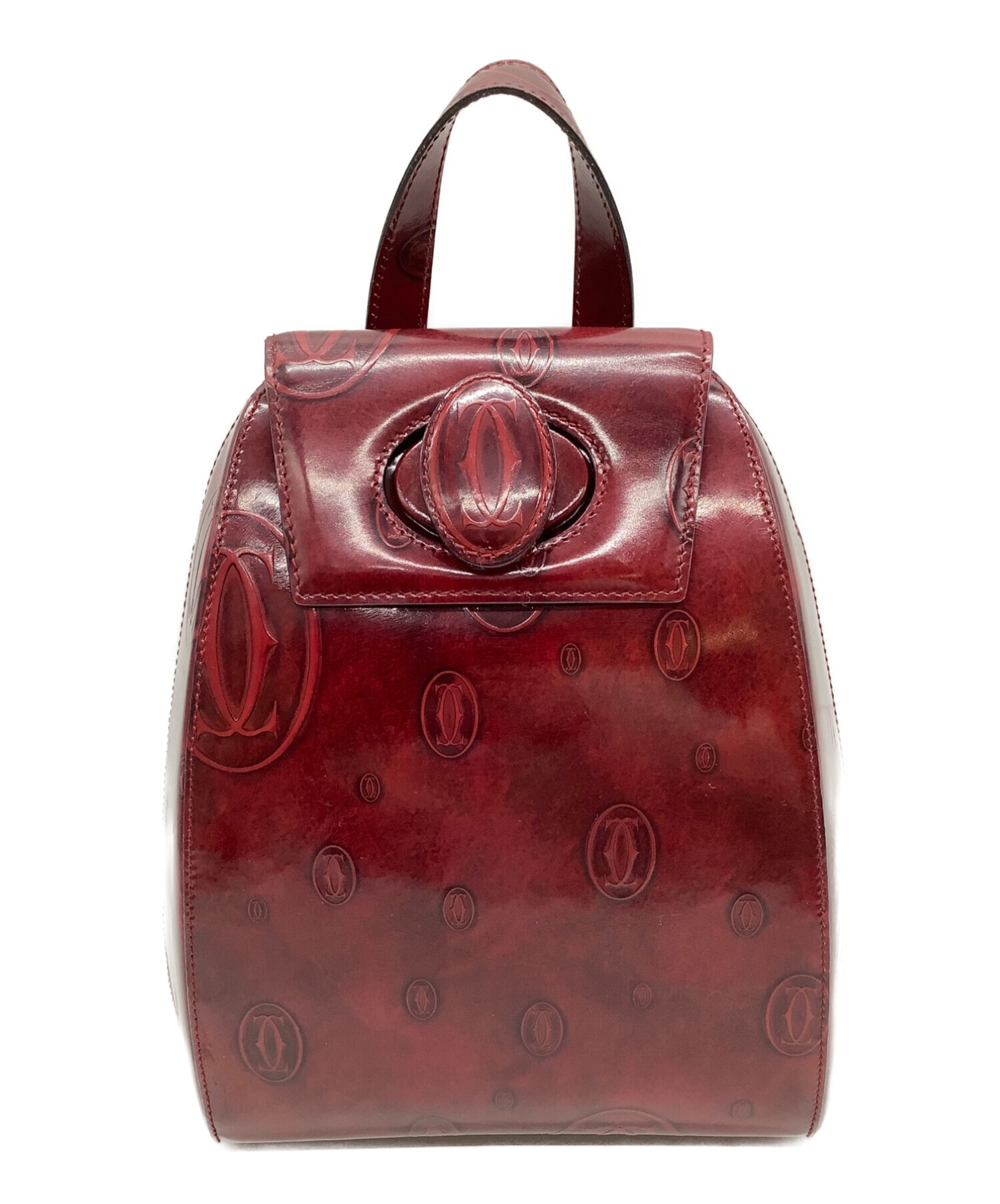 中古・古着通販】Cartier (カルティエ) リュック ボルドー