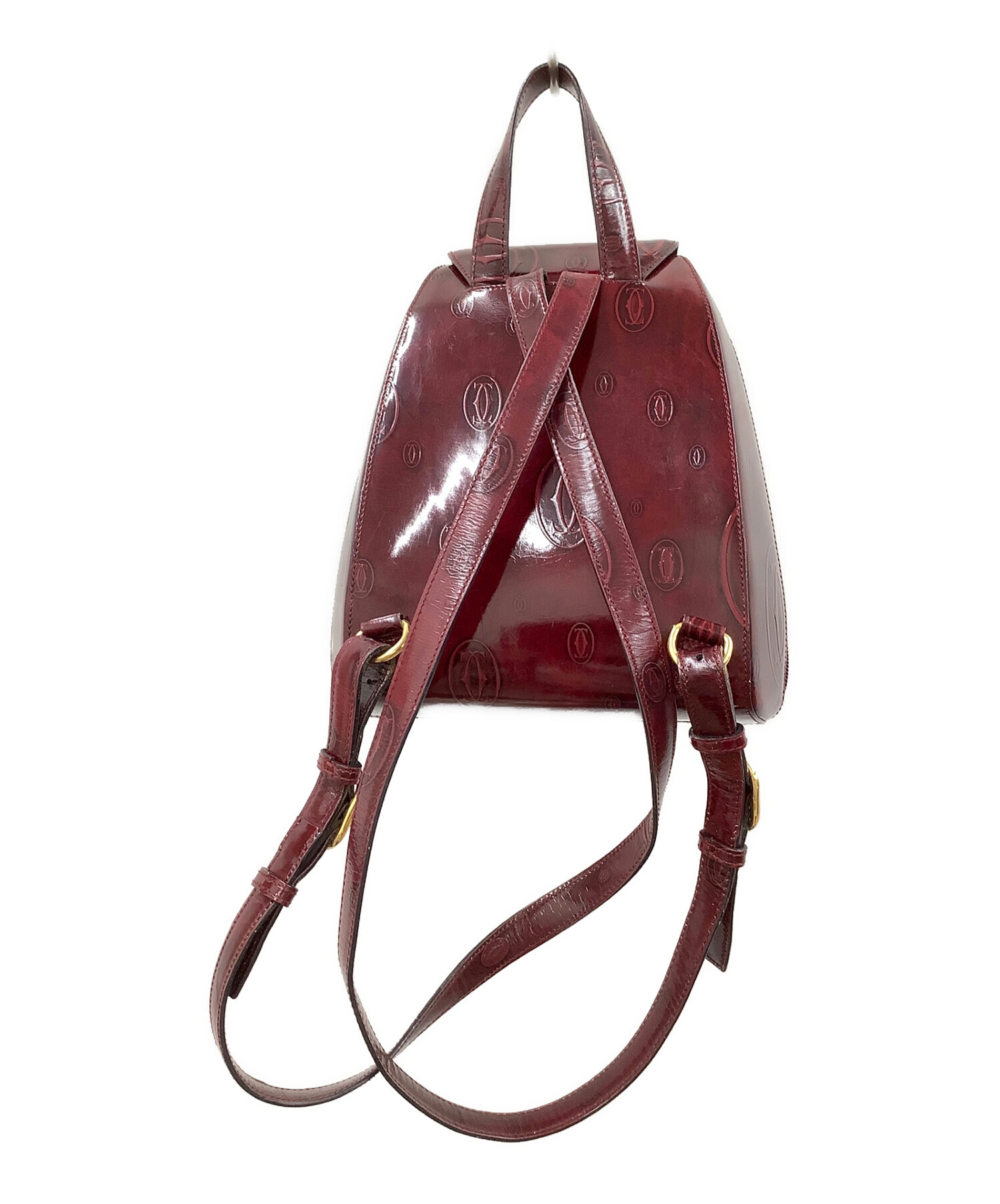 中古・古着通販】Cartier (カルティエ) リュック ボルドー サイズ