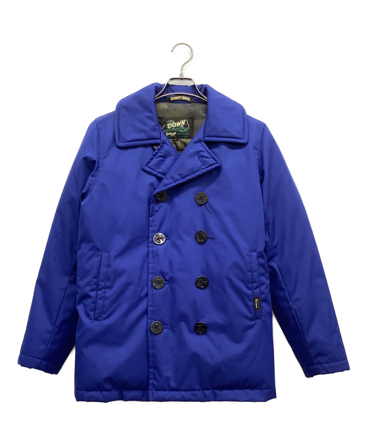 中古・古着通販】Schott (ショット) ダウンジャケット ブルー