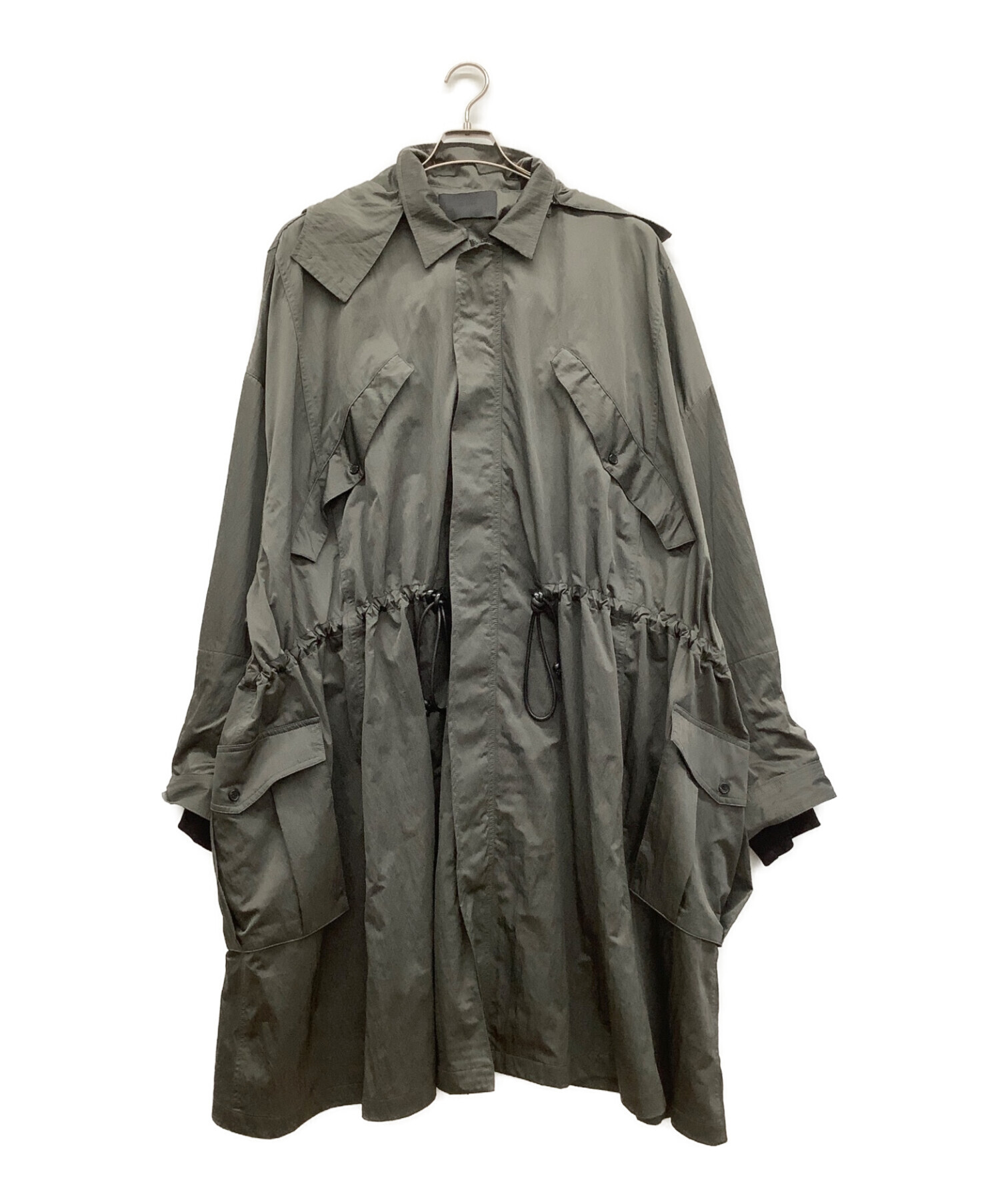 中古・古着通販】JOE CHIA (ジョーチア) Woven Oversized Long Hooded