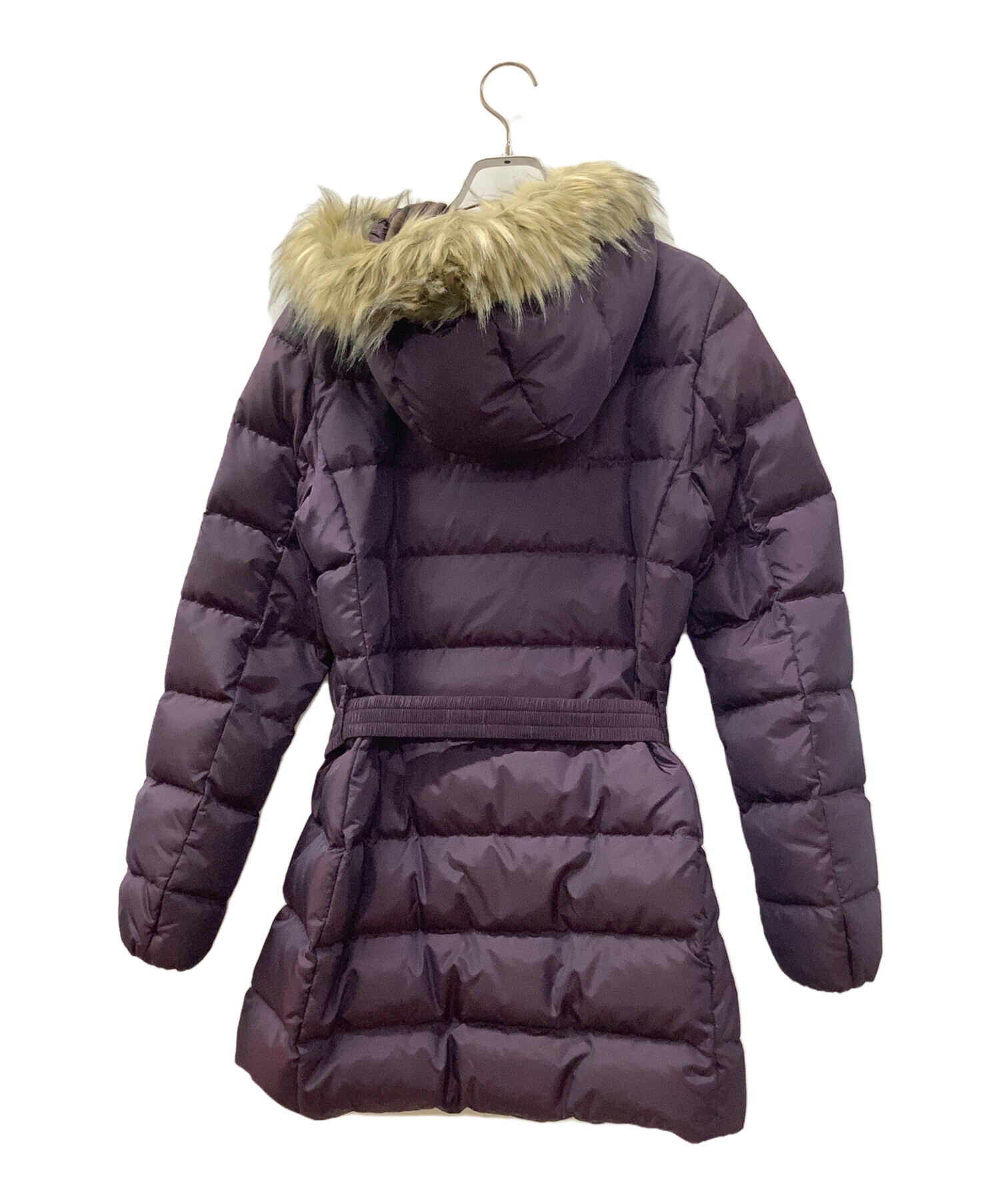 中古・古着通販】COACH (コーチ) ファーダウンコート パープル サイズ