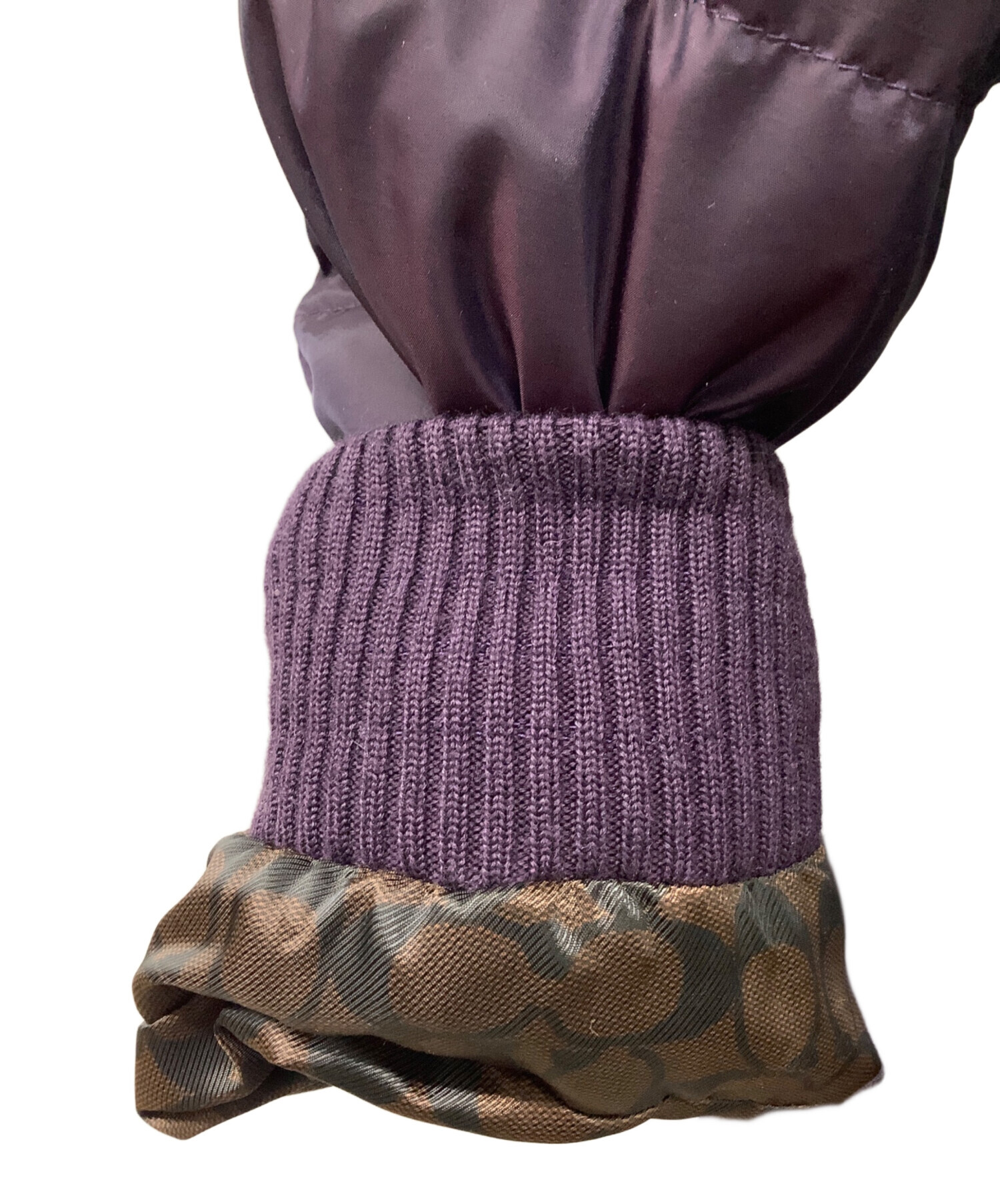 中古・古着通販】COACH (コーチ) ファーダウンコート パープル サイズ