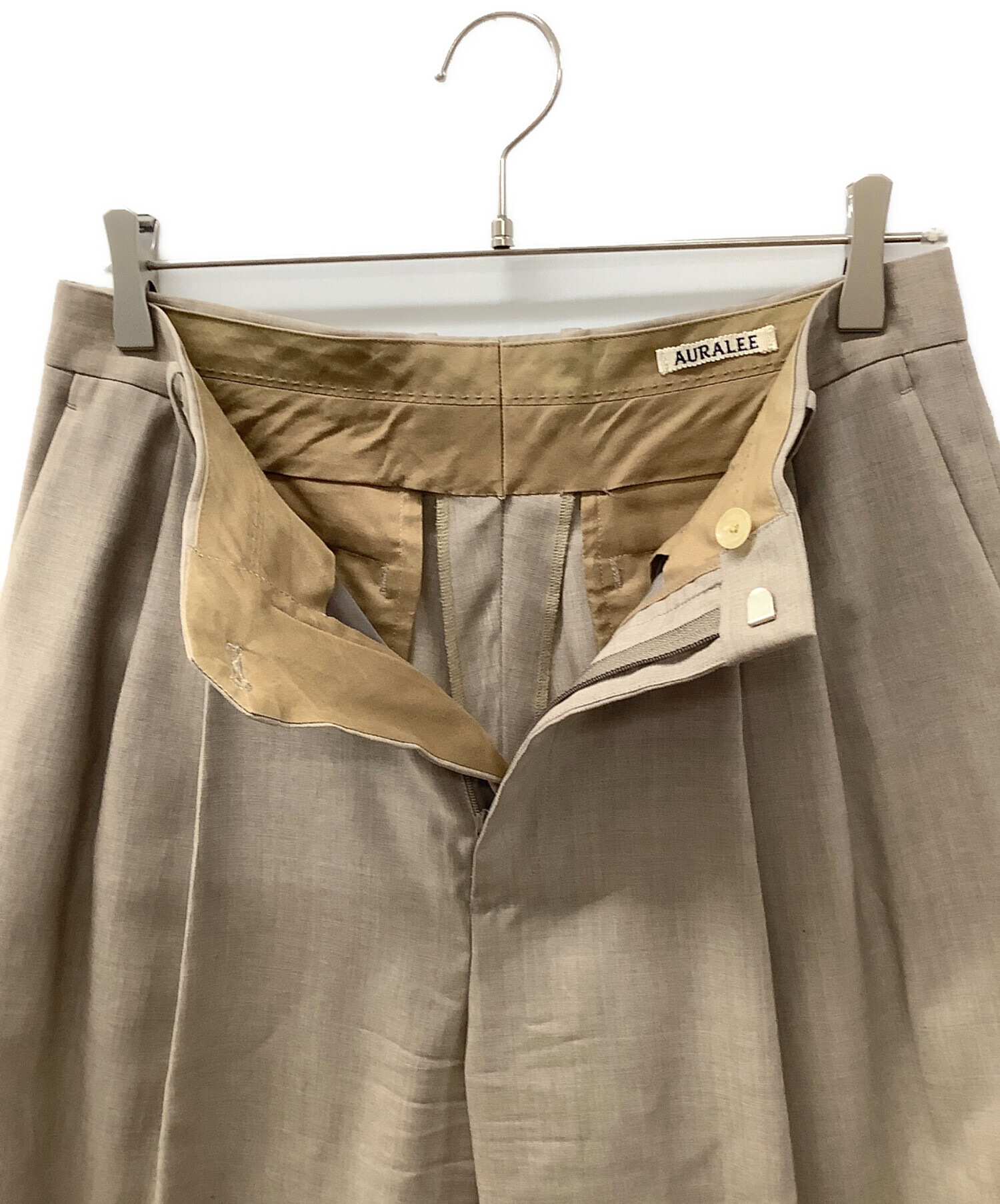 中古・古着通販】AURALEE (オーラリー) WASHABLE WOOL TROPICAL SLACKS