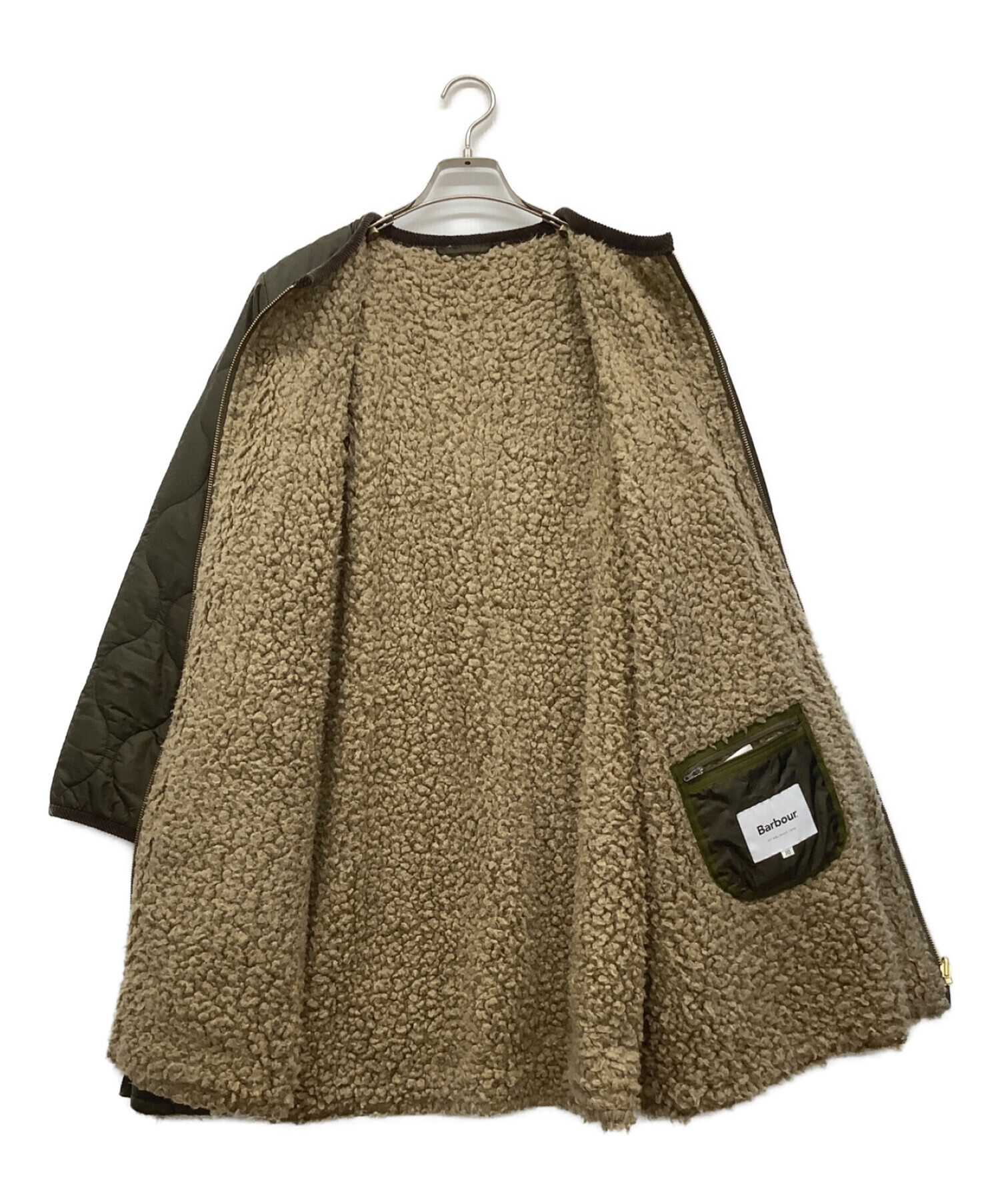 中古・古着通販】Barbour (バブアー) ライナーコート オリーブ サイズ