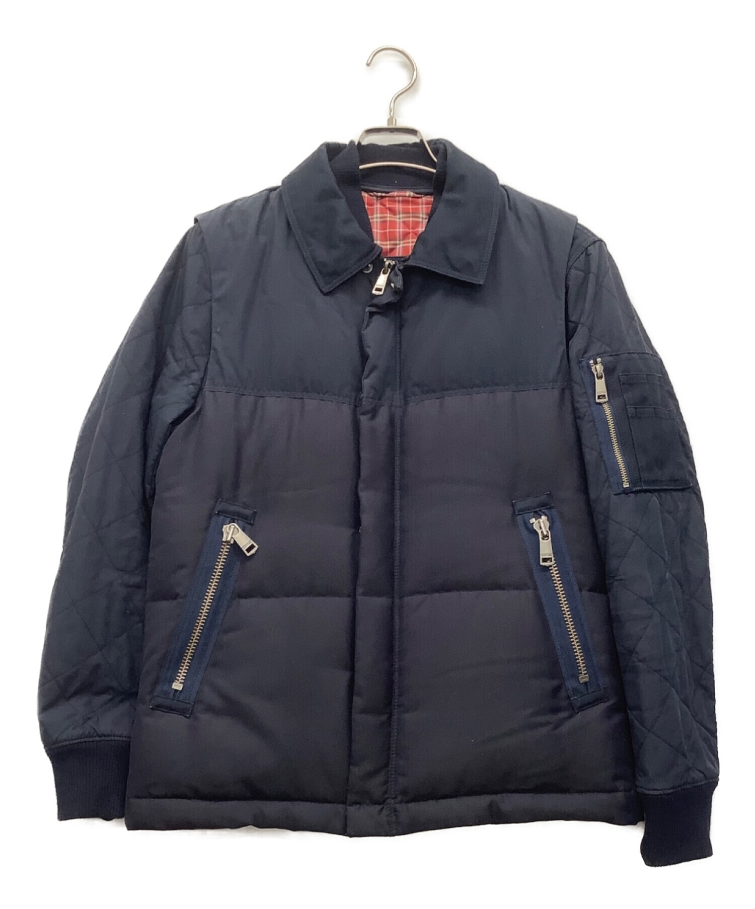 バーバリーブラックレーベル 3way 独立ライナー ミリタリージャケット 中古・古着通販】BURBERRY BLACK LABEL (バーバリーブラックレーベル