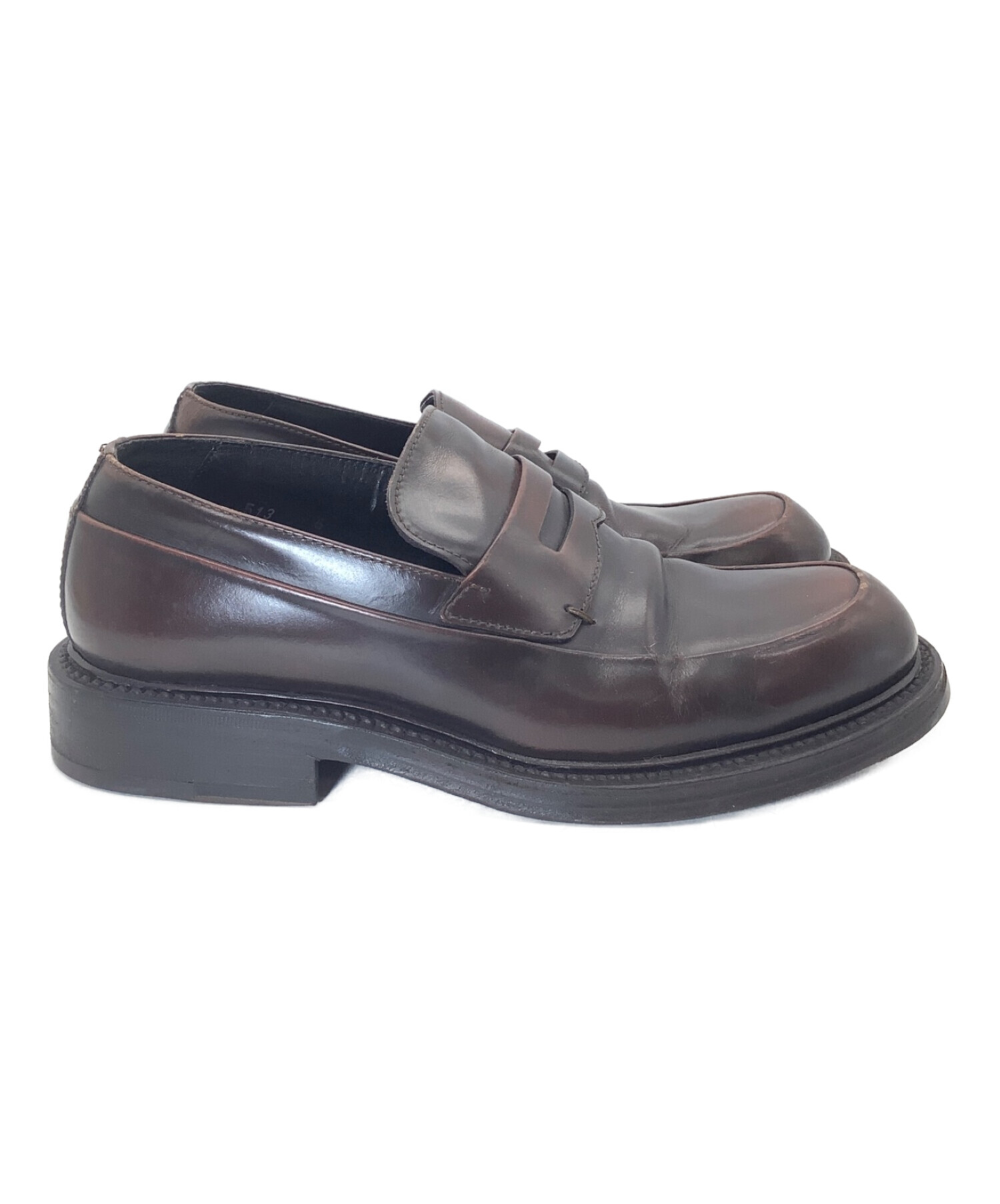 中古・古着通販】PRADA (プラダ) ローファー ブラウン サイズ:6