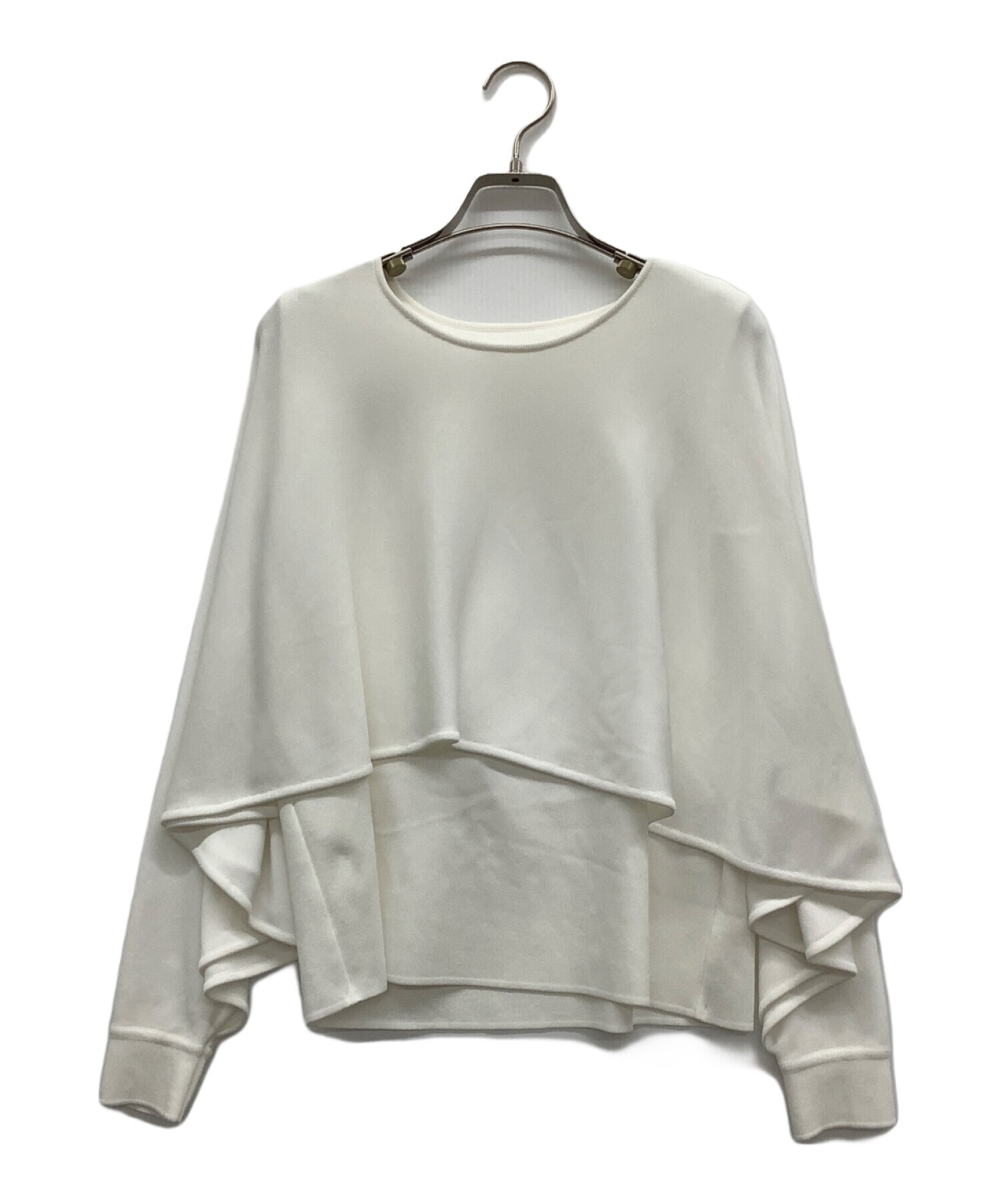 中古・古着通販】ADORE (アドーア) ケープスリーブニット ホワイト