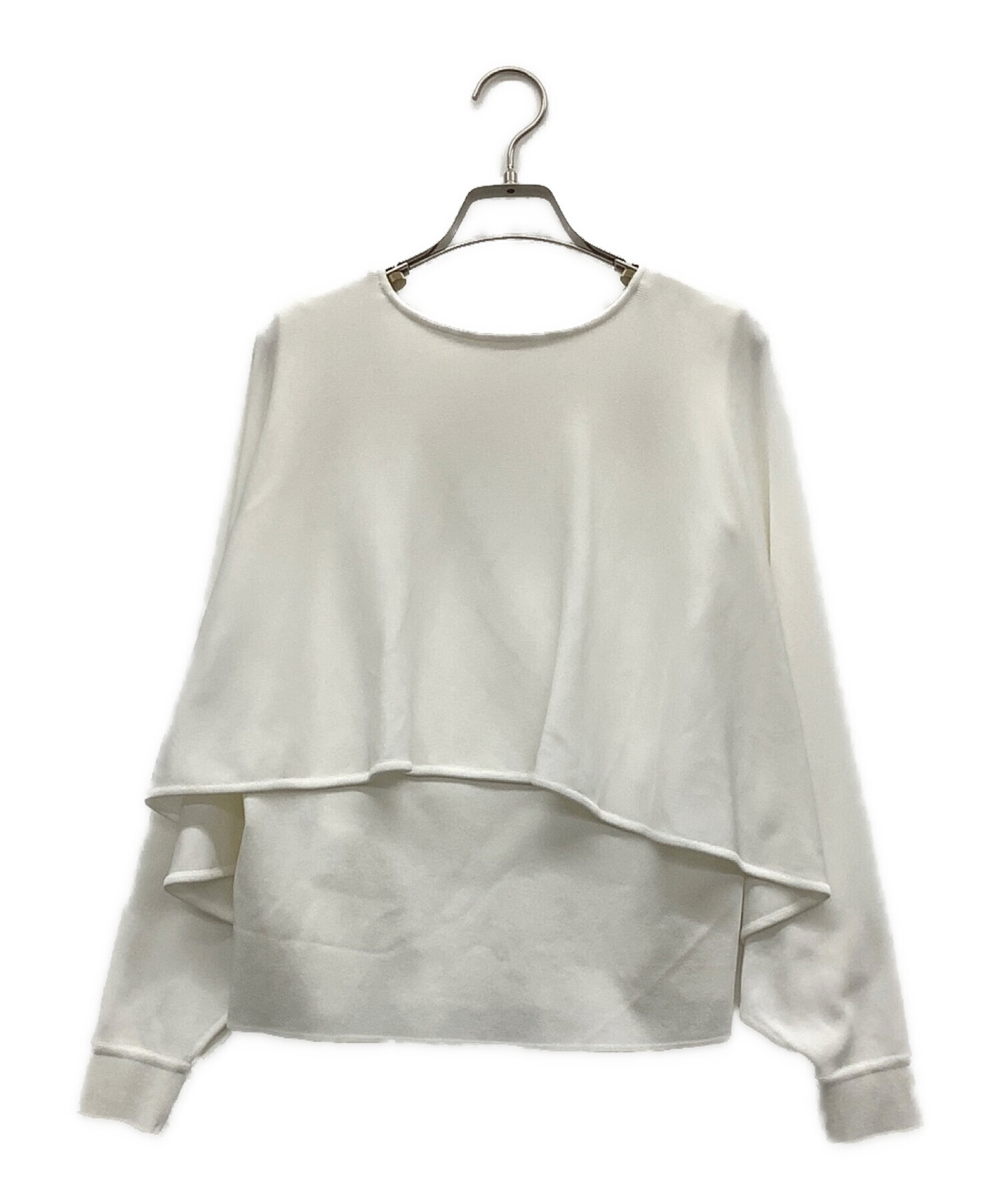 中古・古着通販】ADORE (アドーア) ケープスリーブニット ホワイト