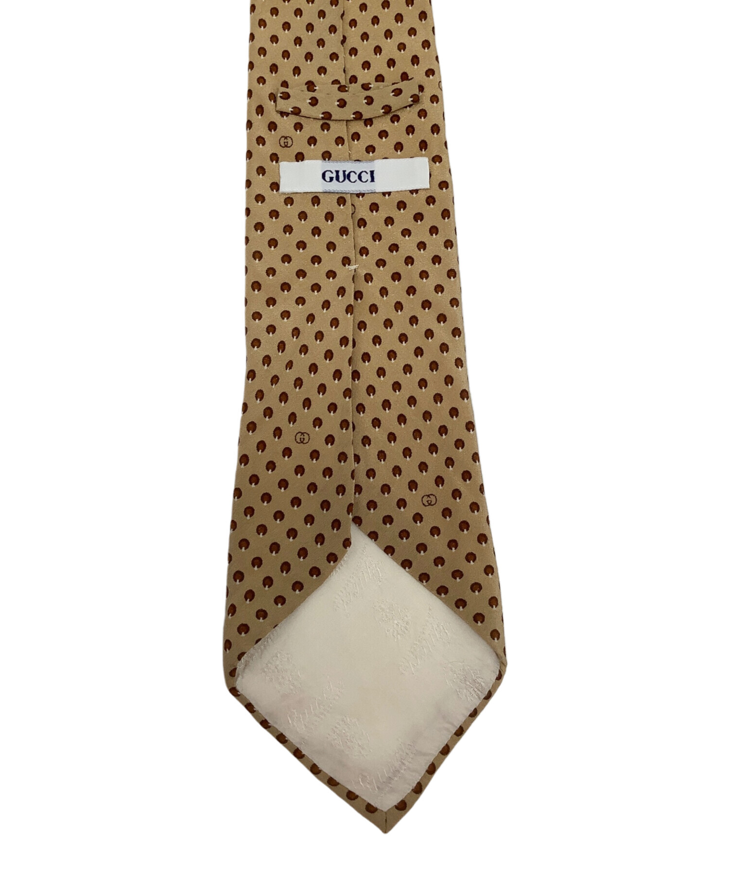 中古・古着通販】GUCCI (グッチ) ネクタイ ベージュ サイズ:表記無し