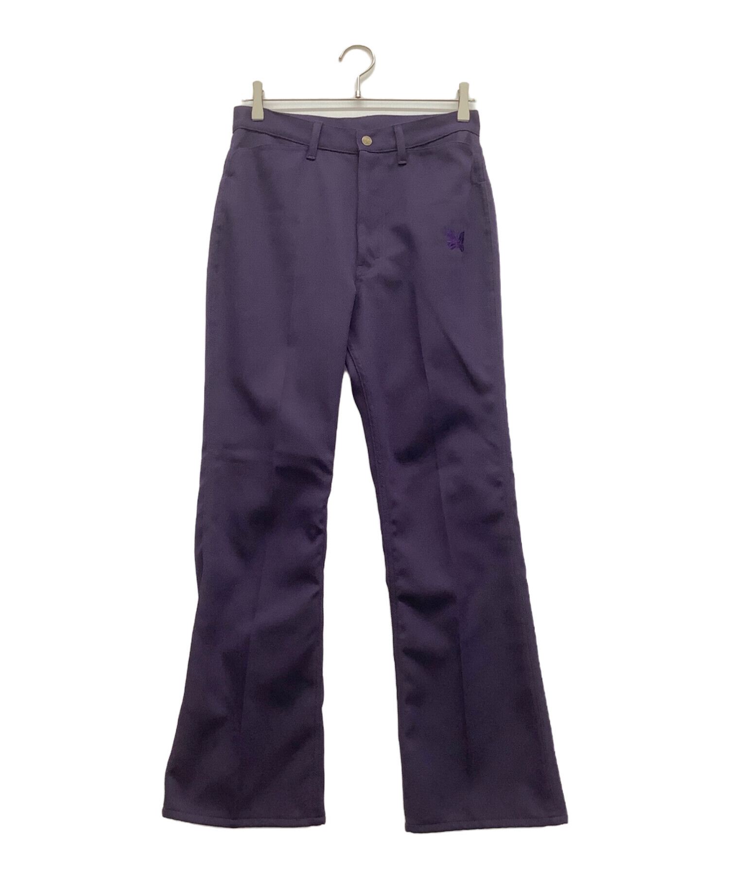 極美品‼️【Needles】パープル　Lサイズ 中古・古着通販】Needles (ニードルズ) Boot-Cut Jean パープル サイズ