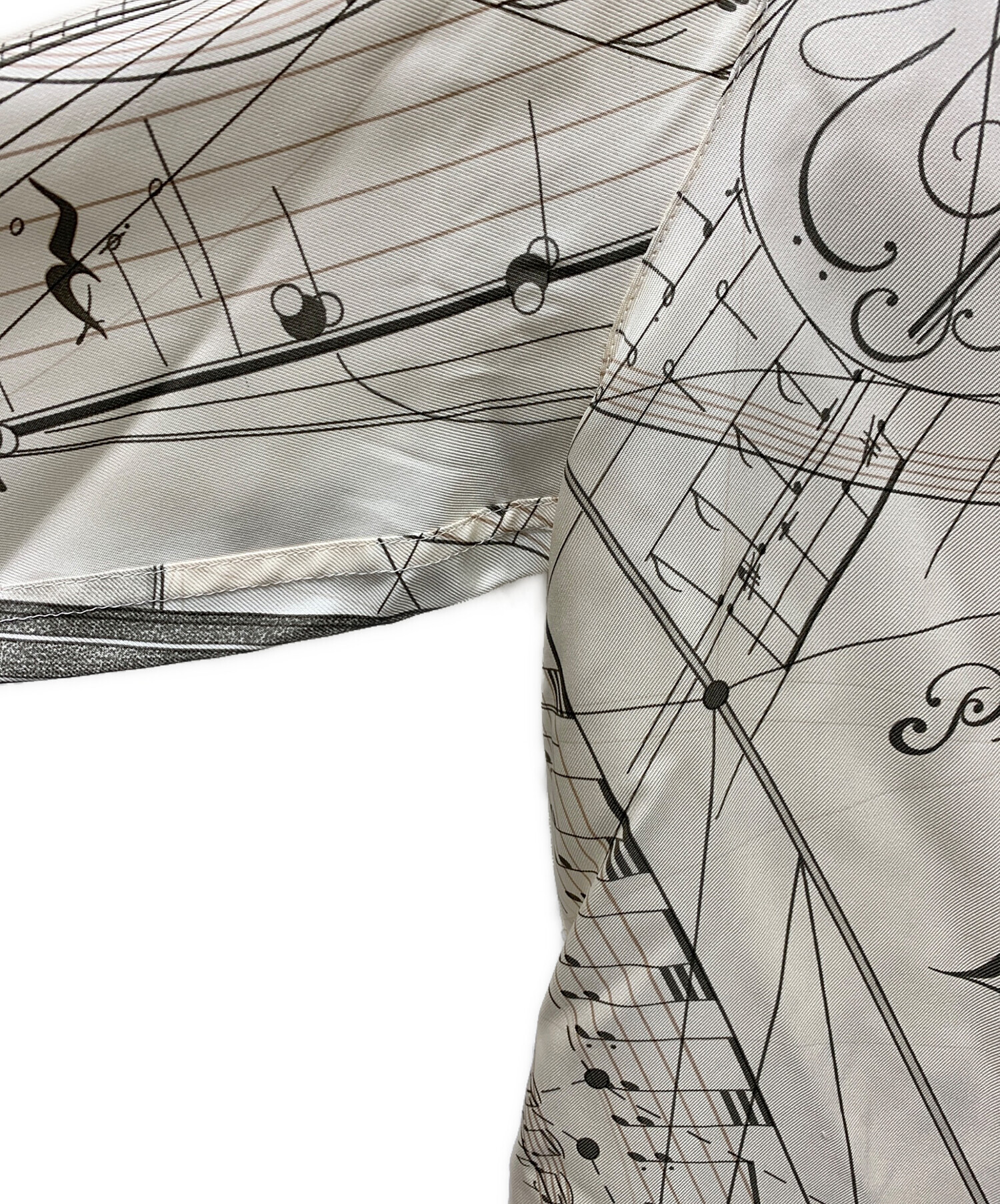 中古・古着通販】HERMES (エルメス) シルクバンドカラーシャツ