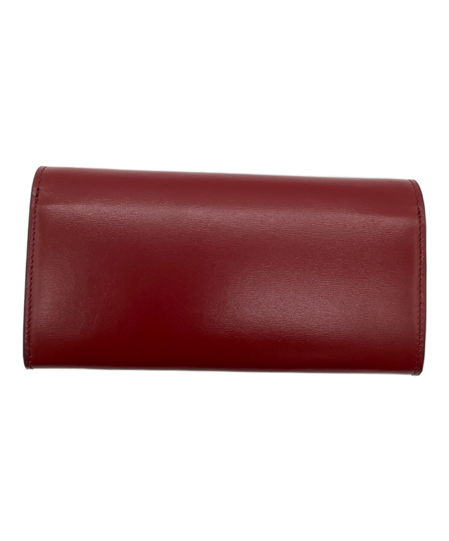 【未使用保管品】ジミーチュウ 長財布 オーガナイザー レザー スター メンズ 赤 ジミーチュウ 財布] ジミーチュウ・JIMMY CHOO ラウンド