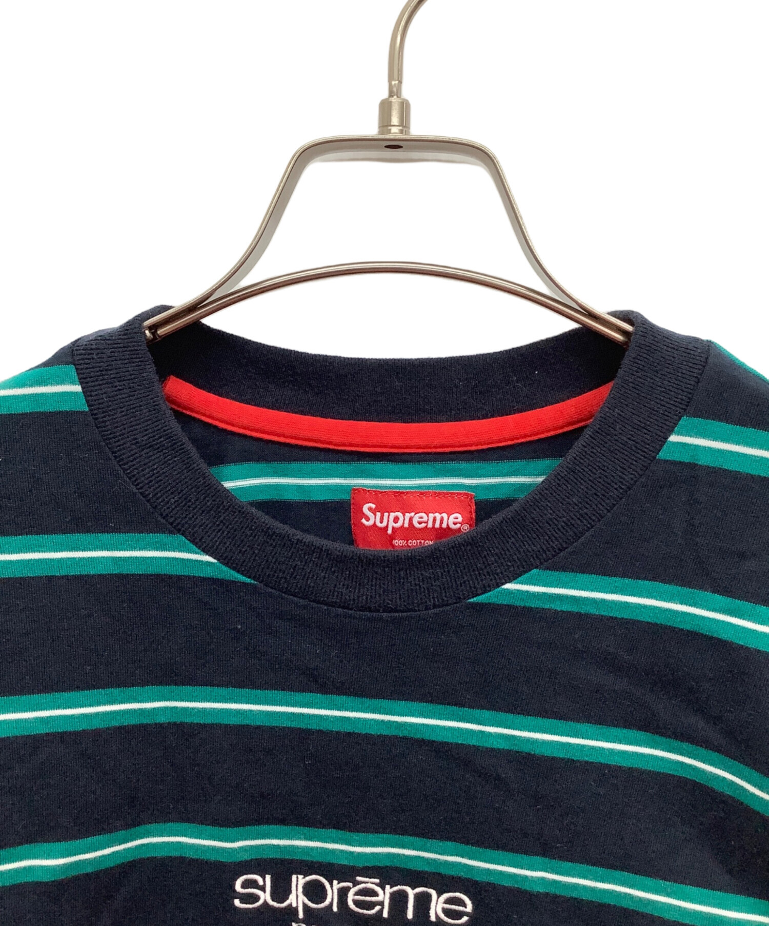 Supremeシュプリームボーダーロゴカットソー Supreme シュプリーム 
