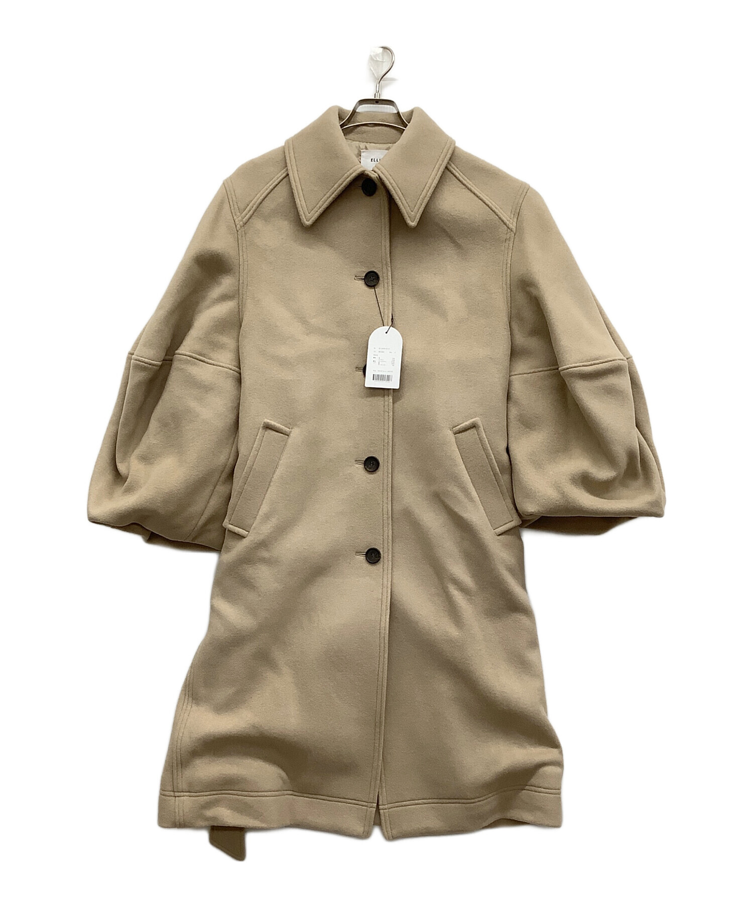 ELLIE コート ELLIE エリー ポンチョコート ブラック ELLIE ポンチョ