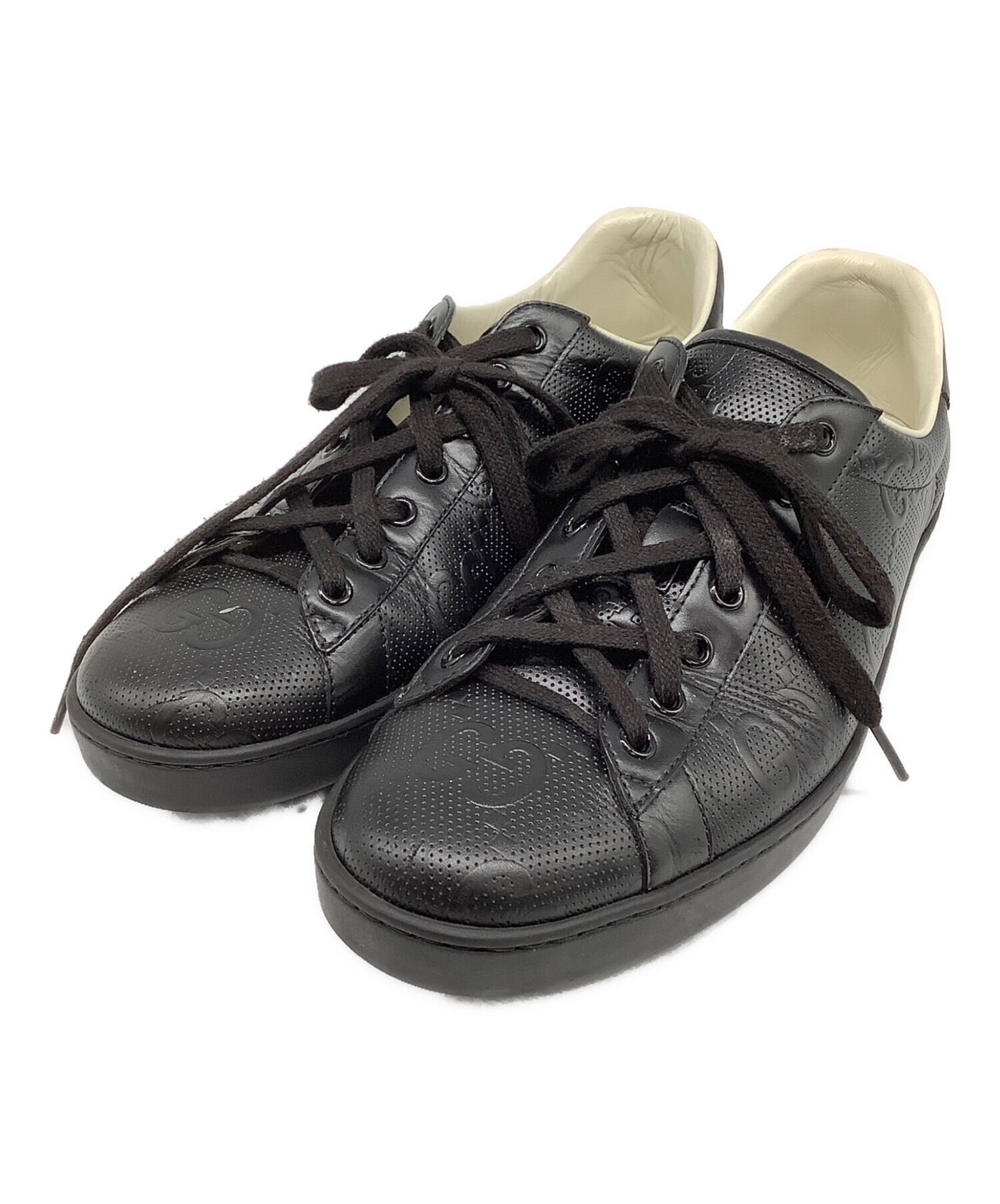 GUCCI DRESSED SHOES 日本未販売 中古・古着通販】GUCCI (グッチ) スニーカー ブラック サイズ:8.5