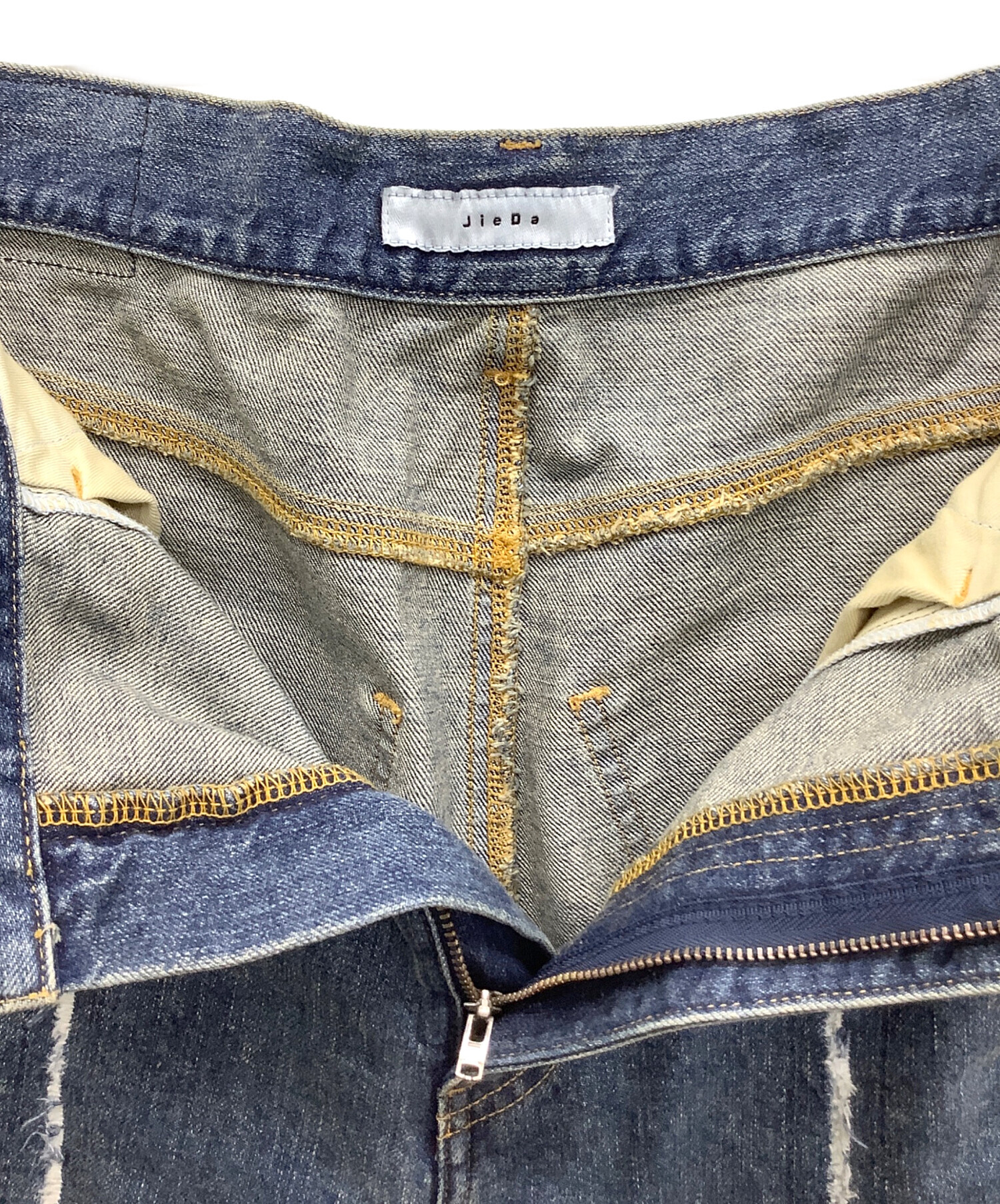 中古・古着通販】jieda (ジエダ) CUTTING WIDE DENIM インディゴ 