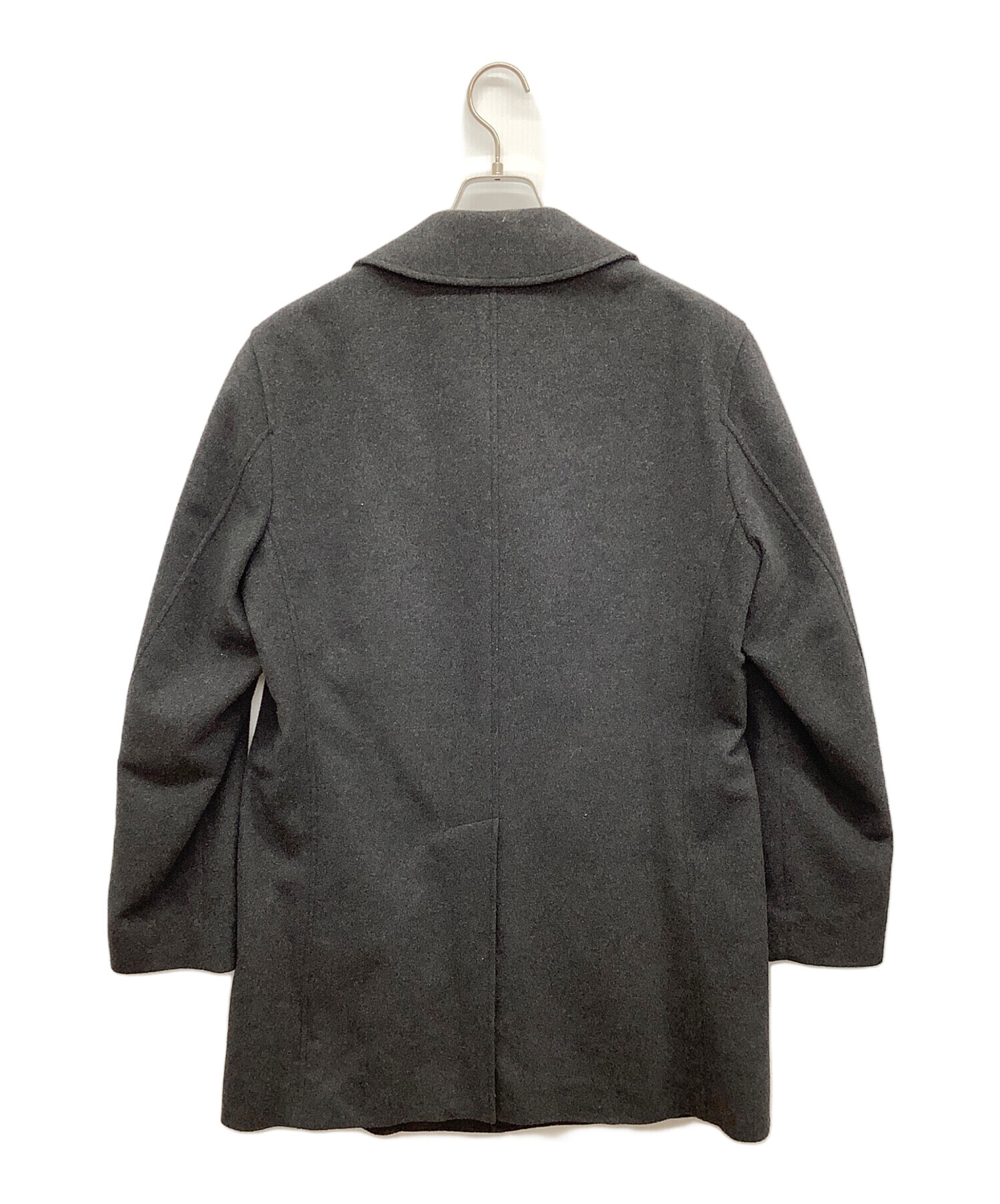 美品　ユナイテッドアローズ　ウールコート ダークグレー　XL 中古・古着通販】U.A. GreenLabelRelaxing (ユナイテッドアローズ