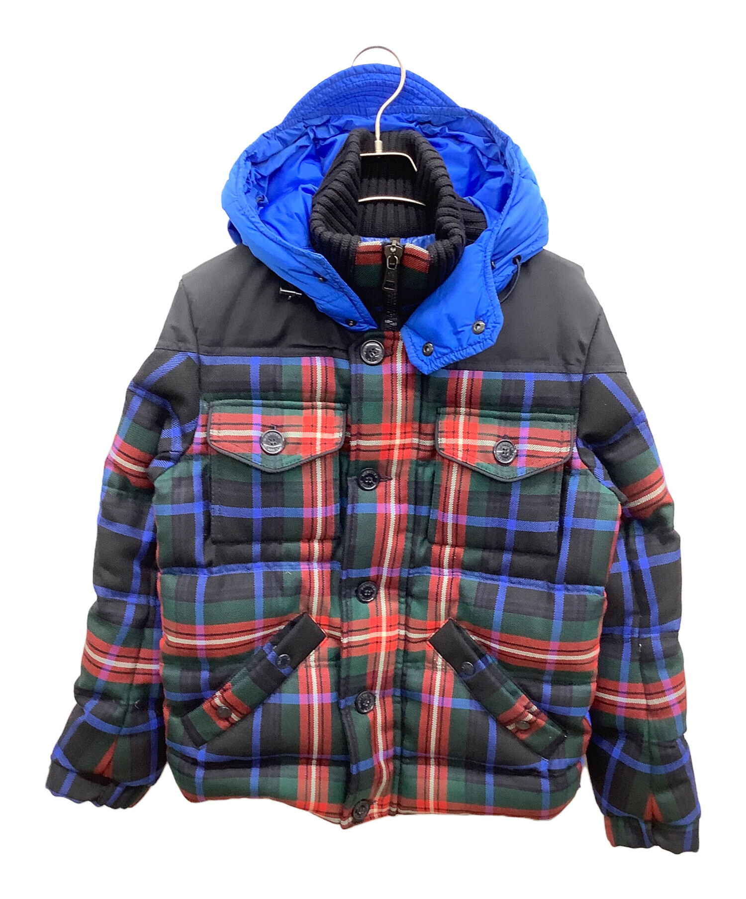 中古・古着通販】MONCLER (モンクレール) ダウンジャケット ブルー 