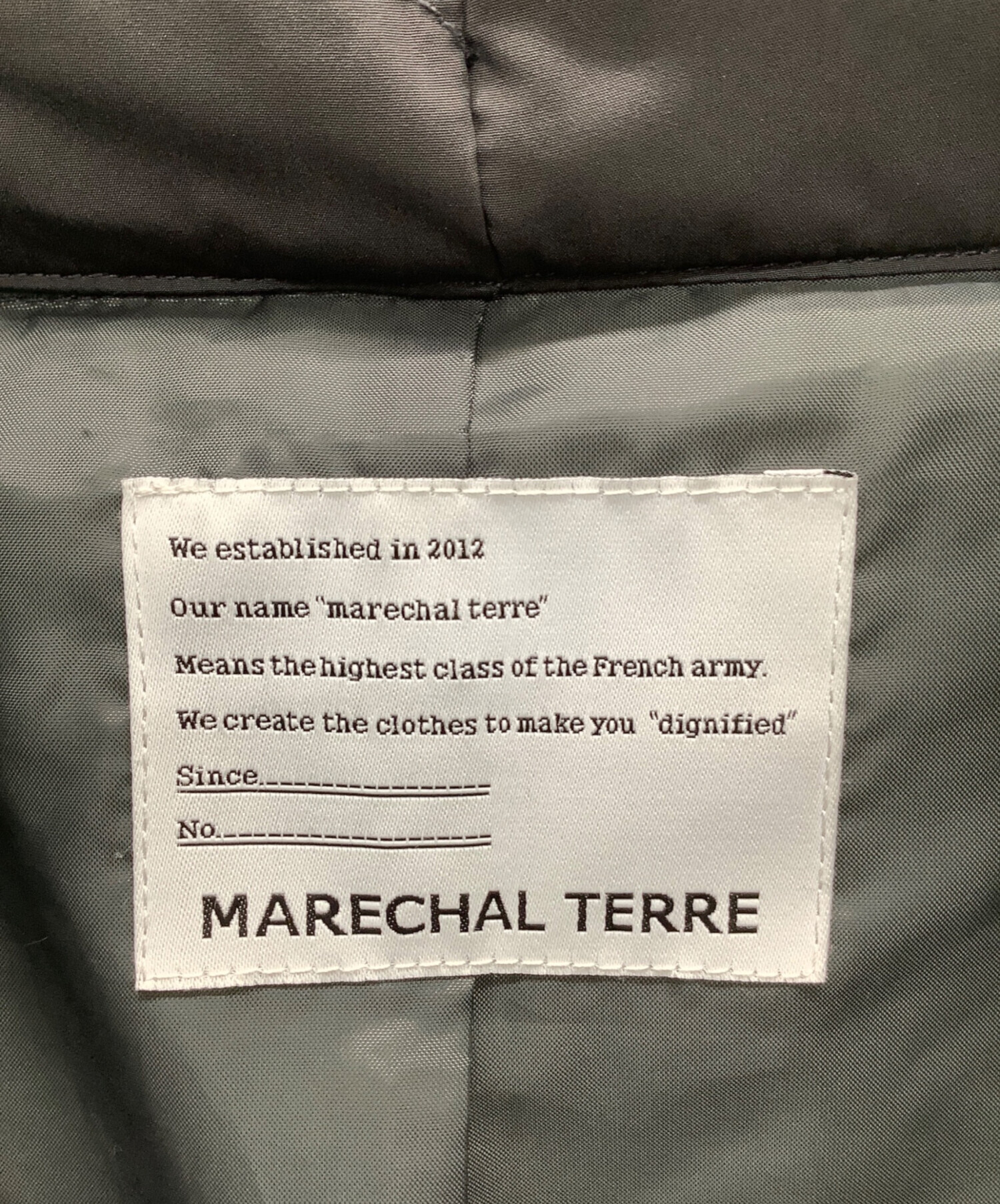 中古・古着通販】MARECHAL TERRE (マルシャルテル) ダウンジャケット 