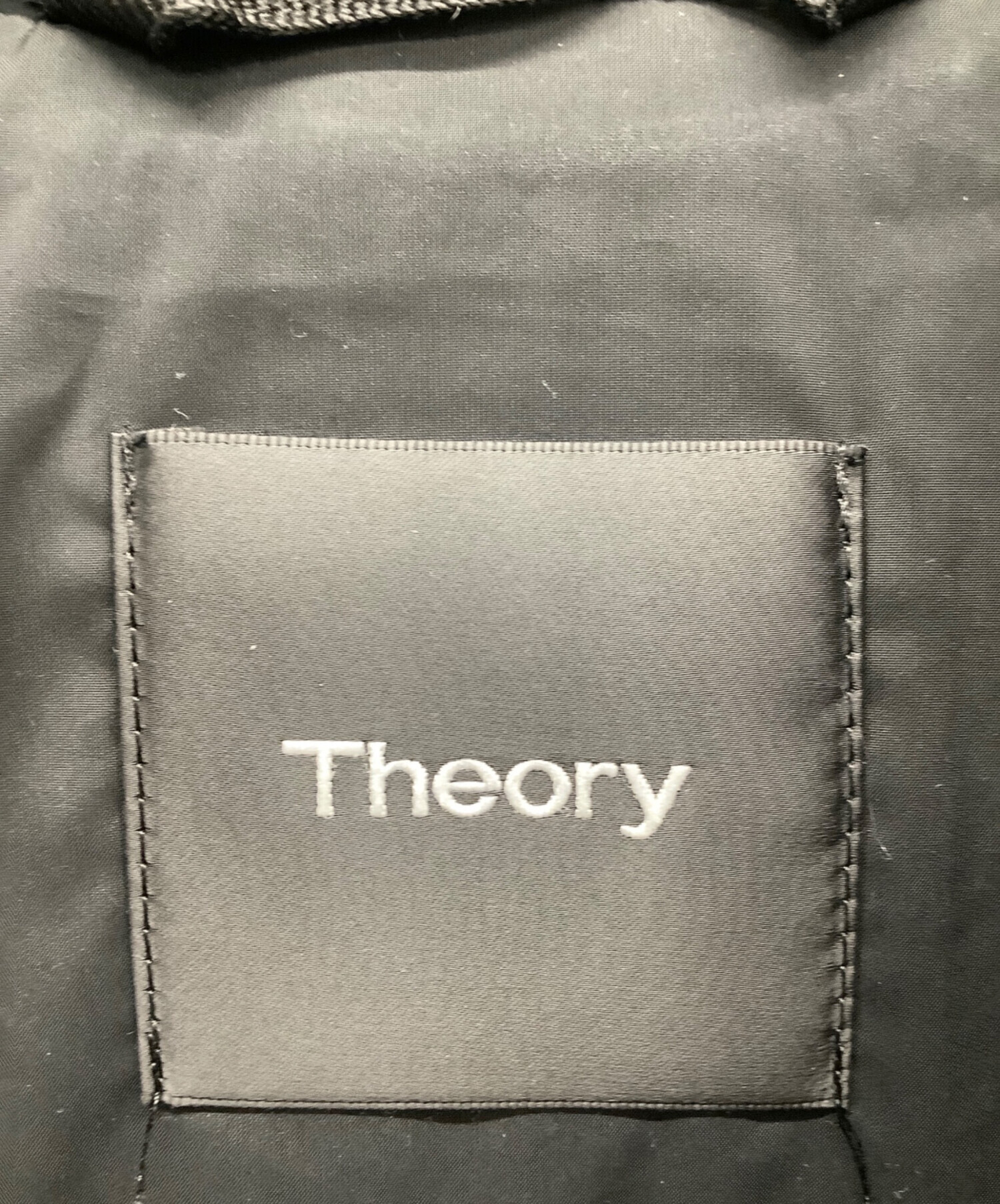 中古・古着通販】theory (セオリー) ダウンジャケット ブラック サイズ